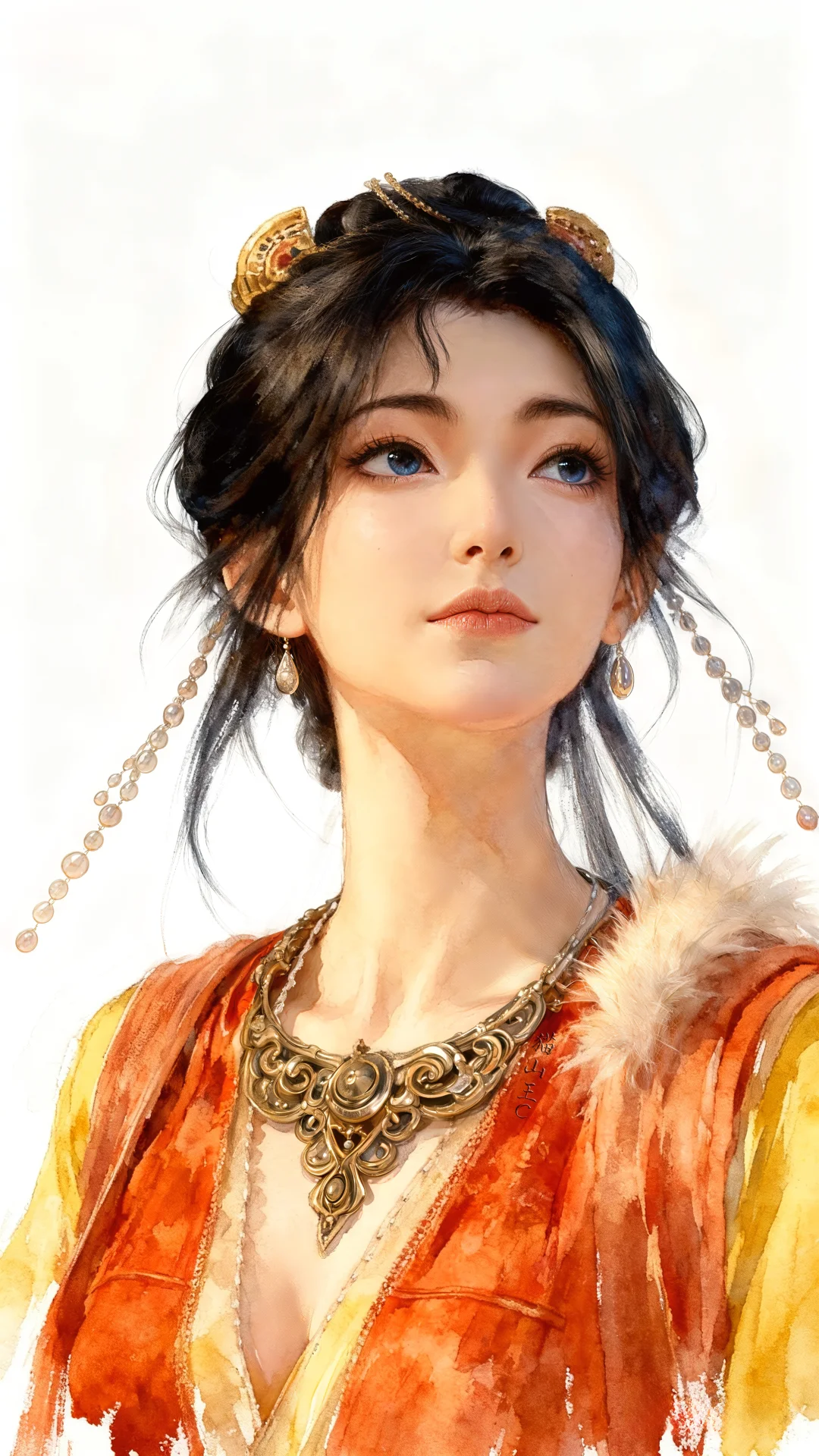 慕沛灵成为侍妾后头发都收上去了