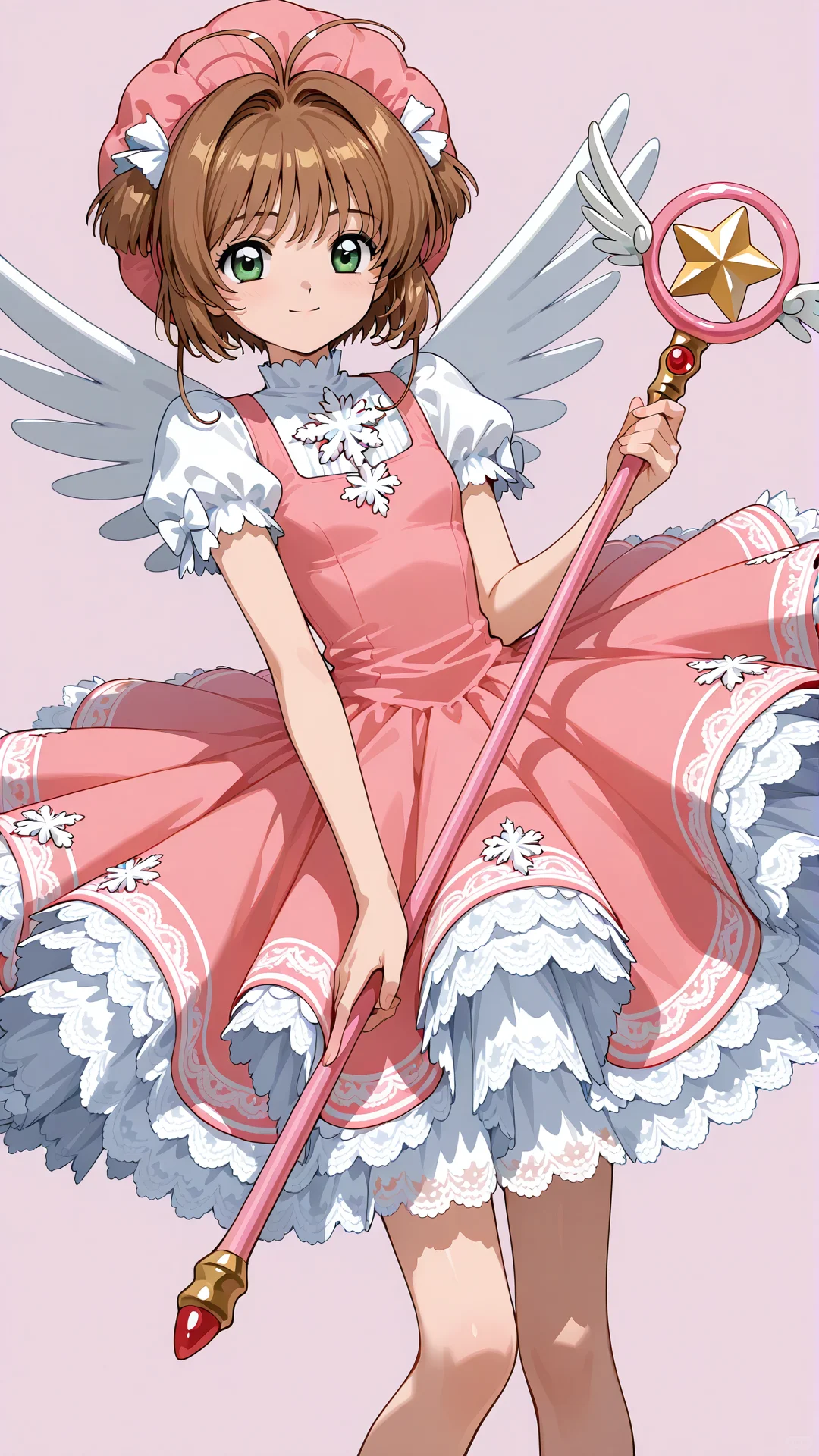 百变小樱蕾丝裙