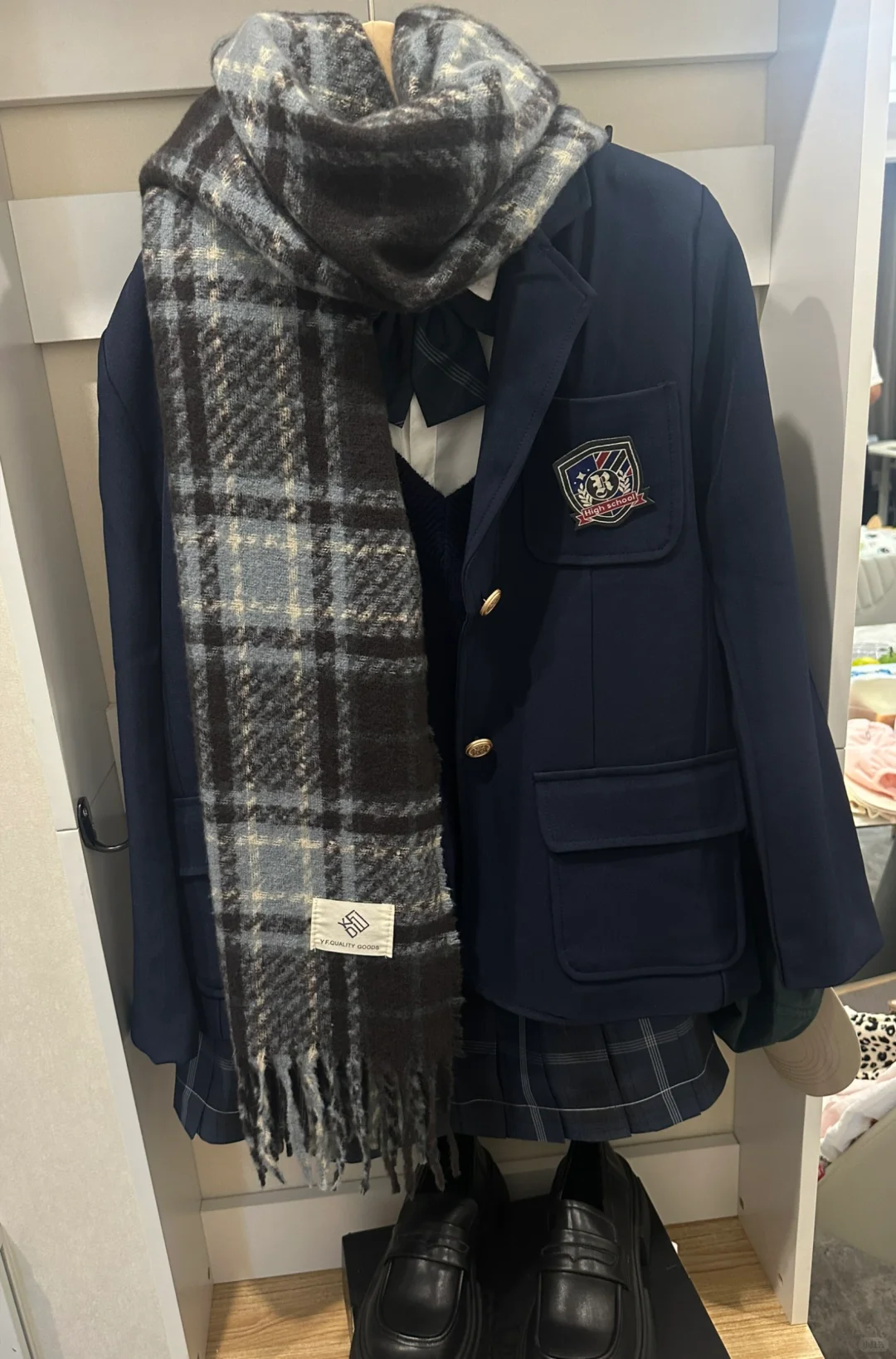 搭jk超好看的围巾就是它啦🧣