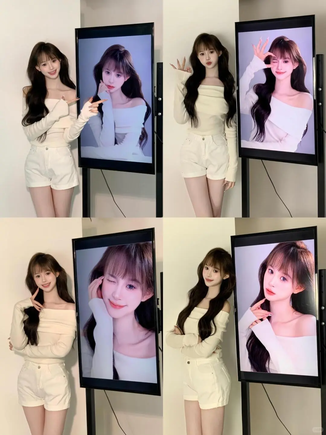 在福清🥰拍写真必打卡的大屏幕合影📸