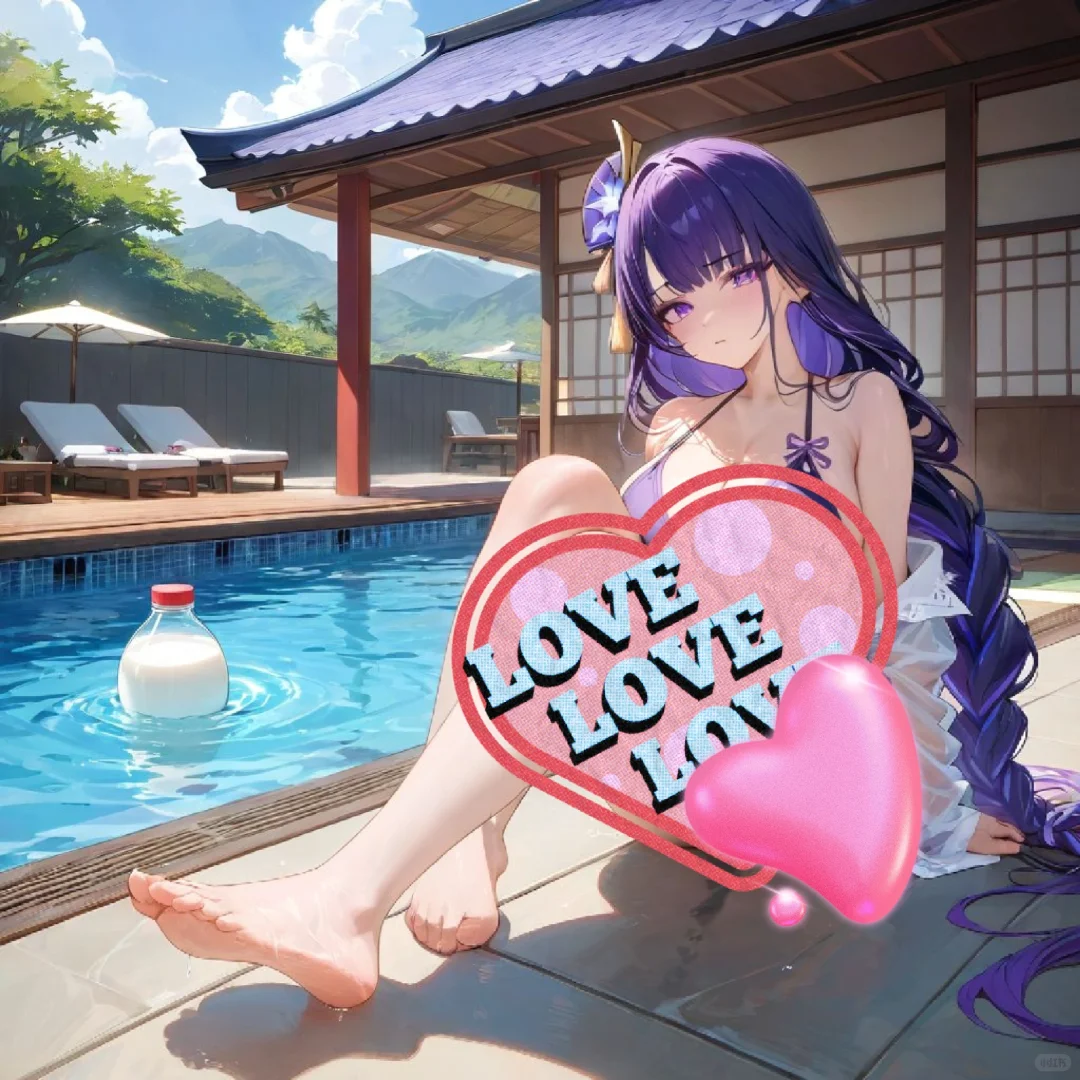 原神｜雷电将军泳装