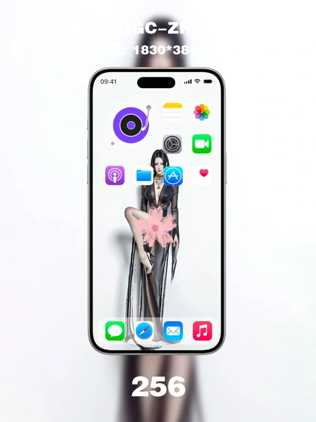 #262|动态壁纸|女帝汉库克—粉绒暴击细节