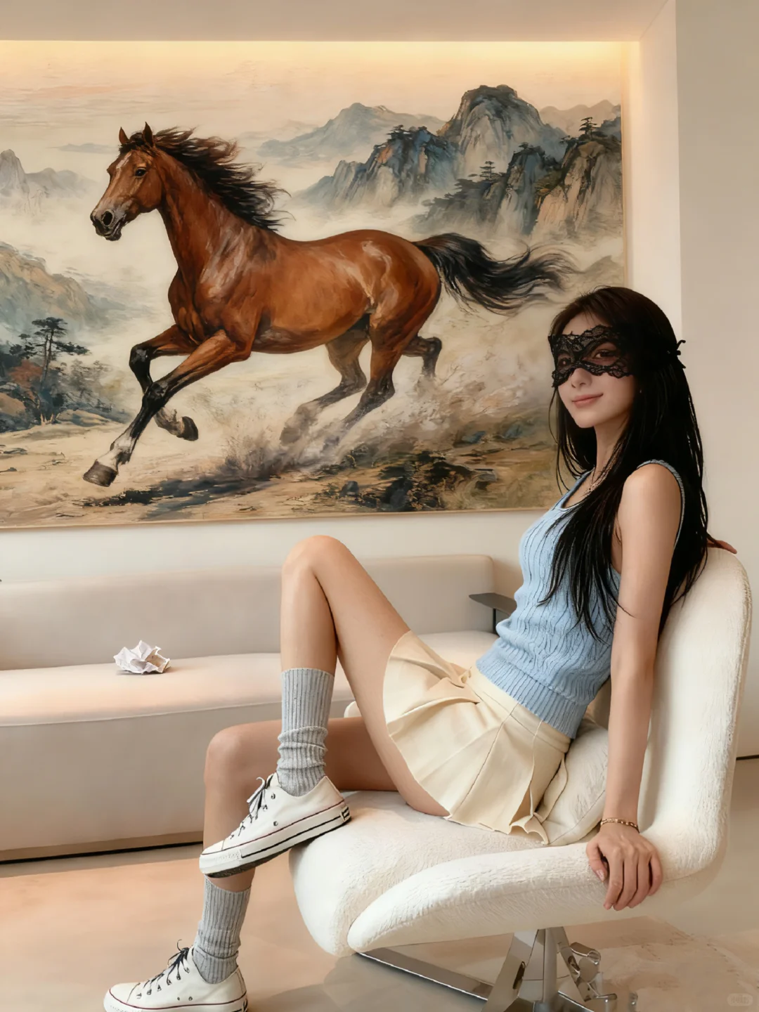 说好的甜妹呢？？闺蜜给我拍成暗黑禁欲系…