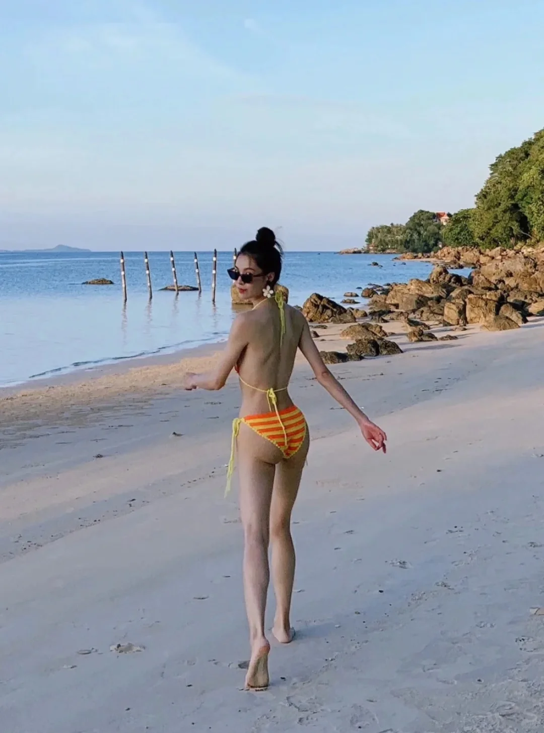 钟楚曦这身材谁看了都得羡慕吧❗