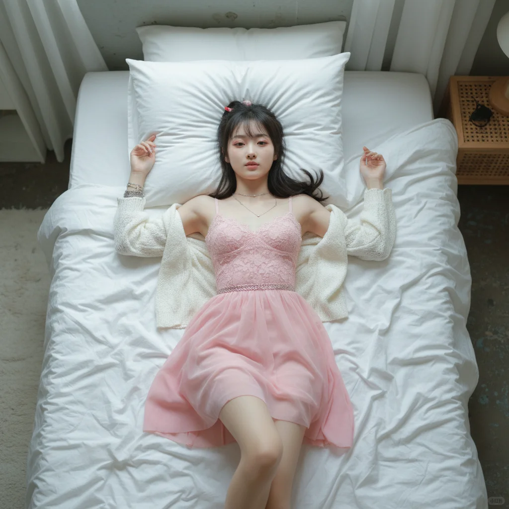 少女睡姿和睡姿的睡美人