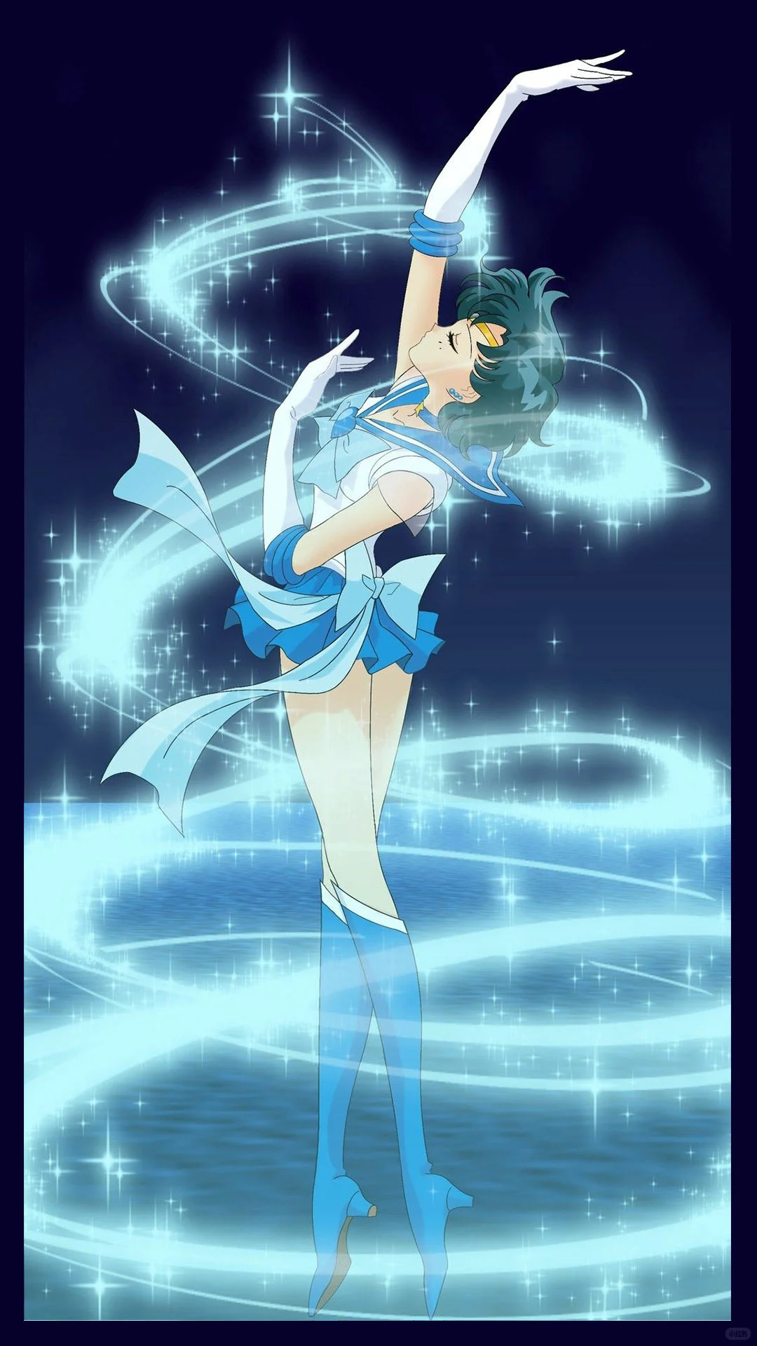 美少女战士丨学霸锦鲤水星逢考必过卡通壁纸