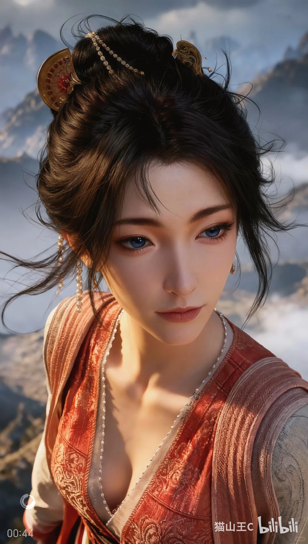 慕沛灵成为侍妾后头发都收上去了