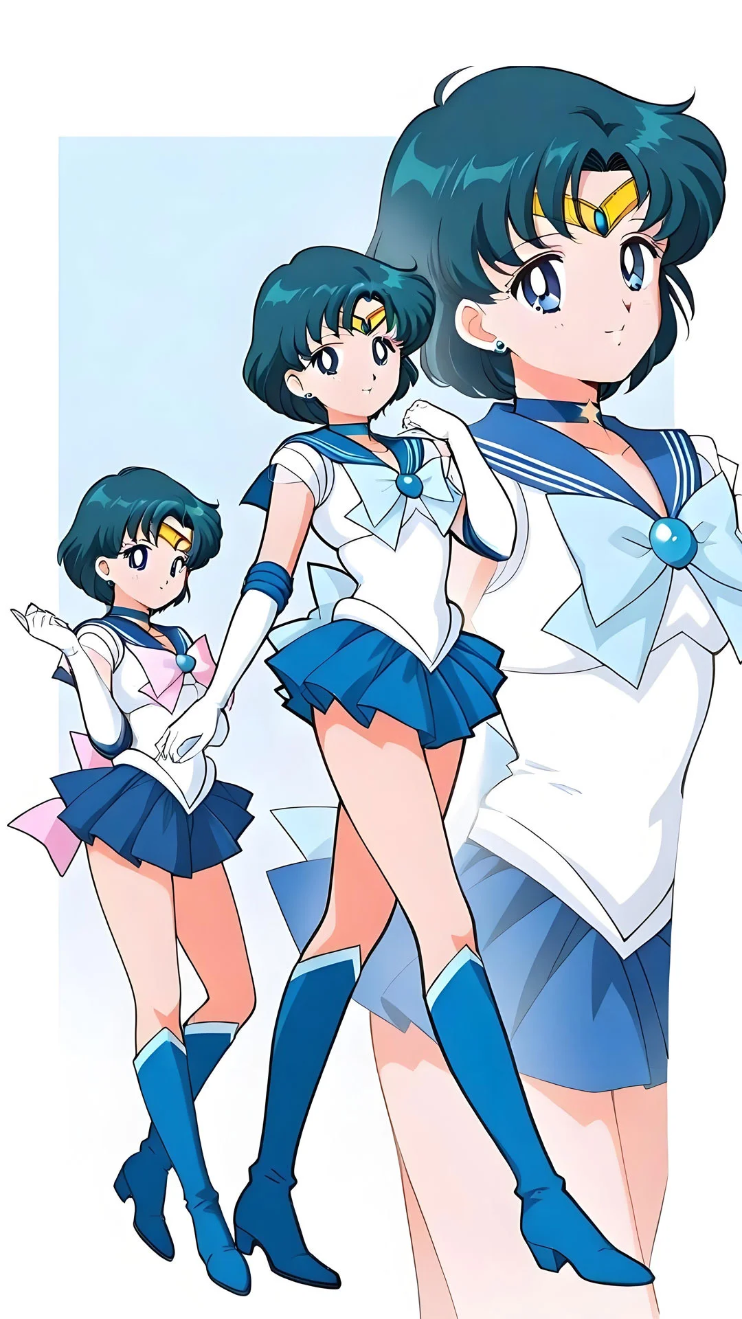 美少女战士丨学霸锦鲤水星逢考必过卡通壁纸