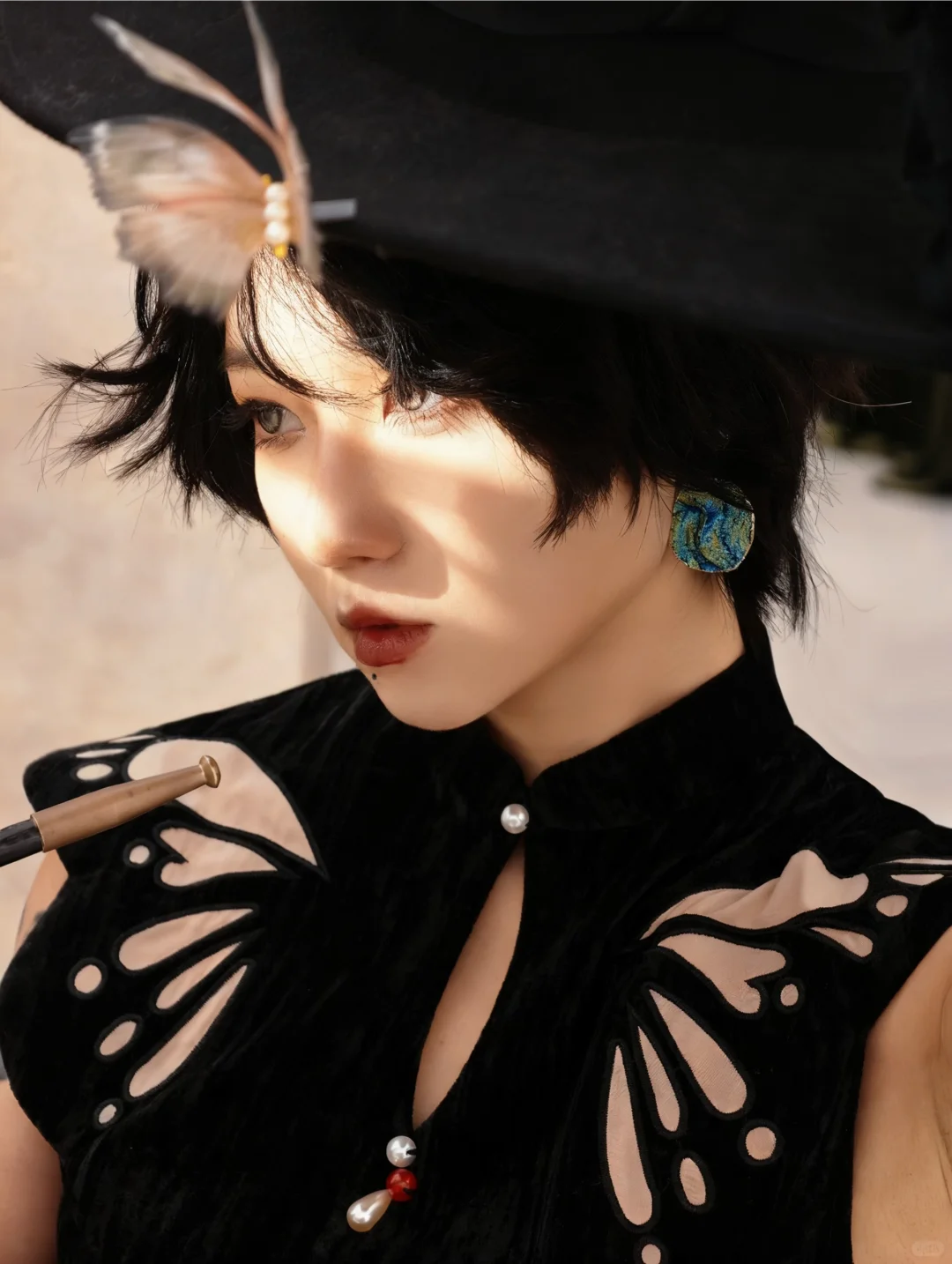 你的人生旗袍，黑蝶🖤