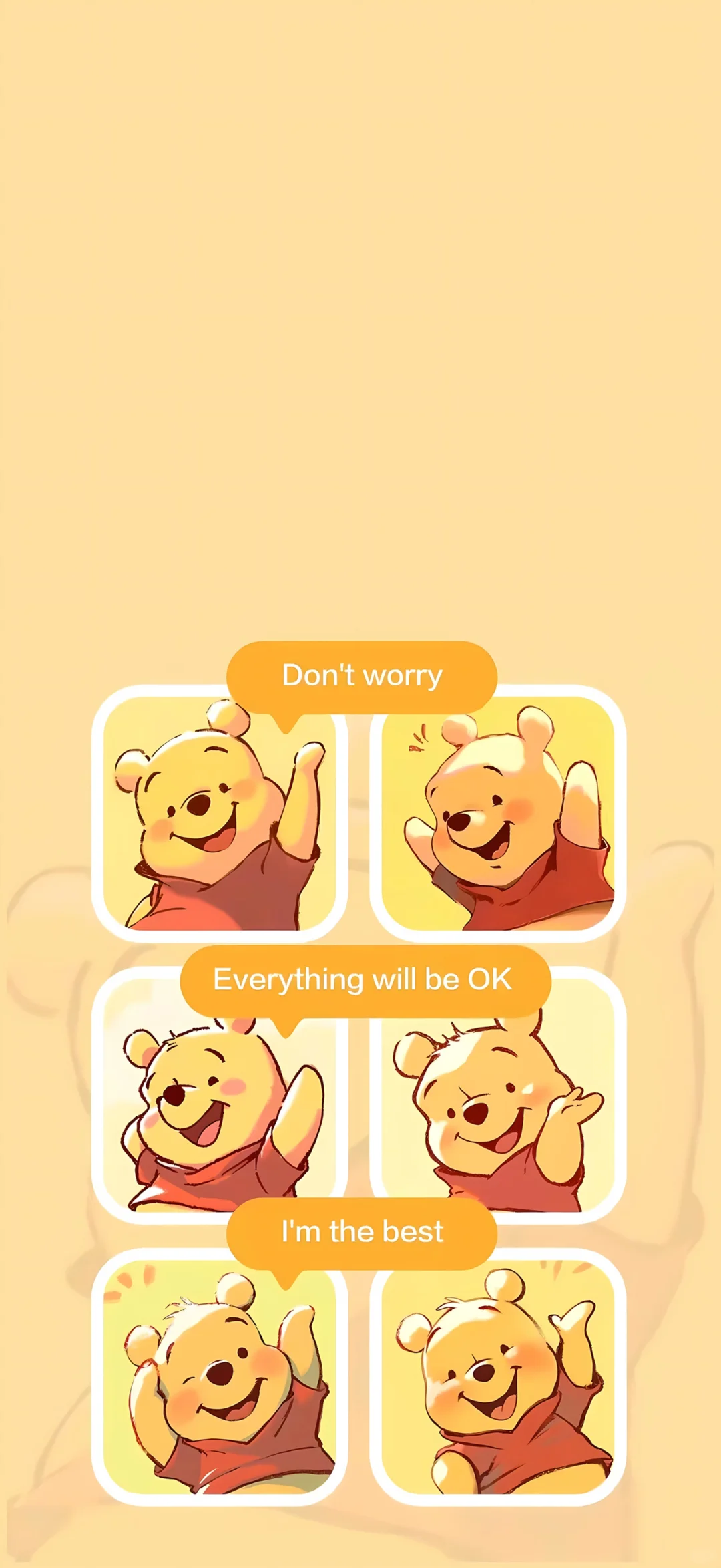 维尼熊壁纸.治愈系文字壁纸