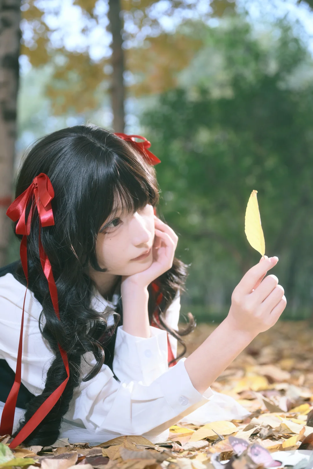 “最后一抹黄是写给冬天的序章”