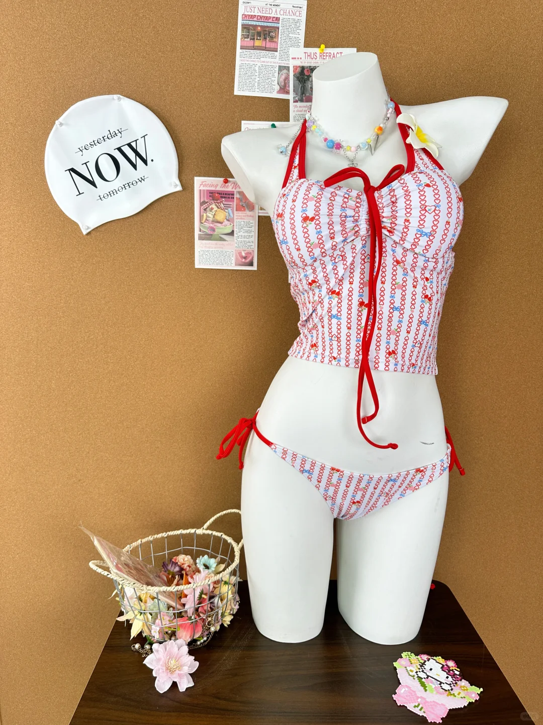 这件泳衣真的太太太可爱了～