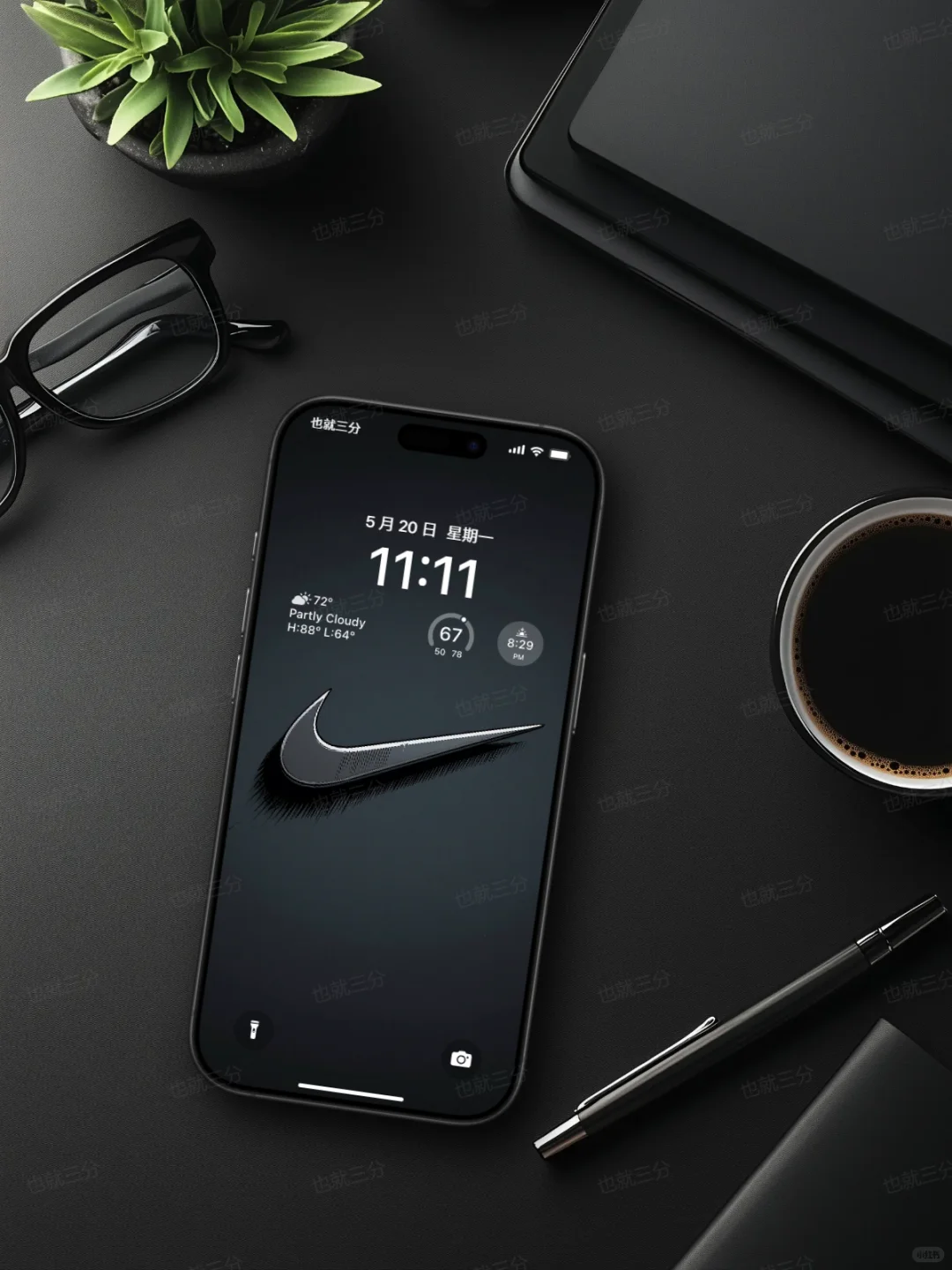 黑色系壁纸×Just do it