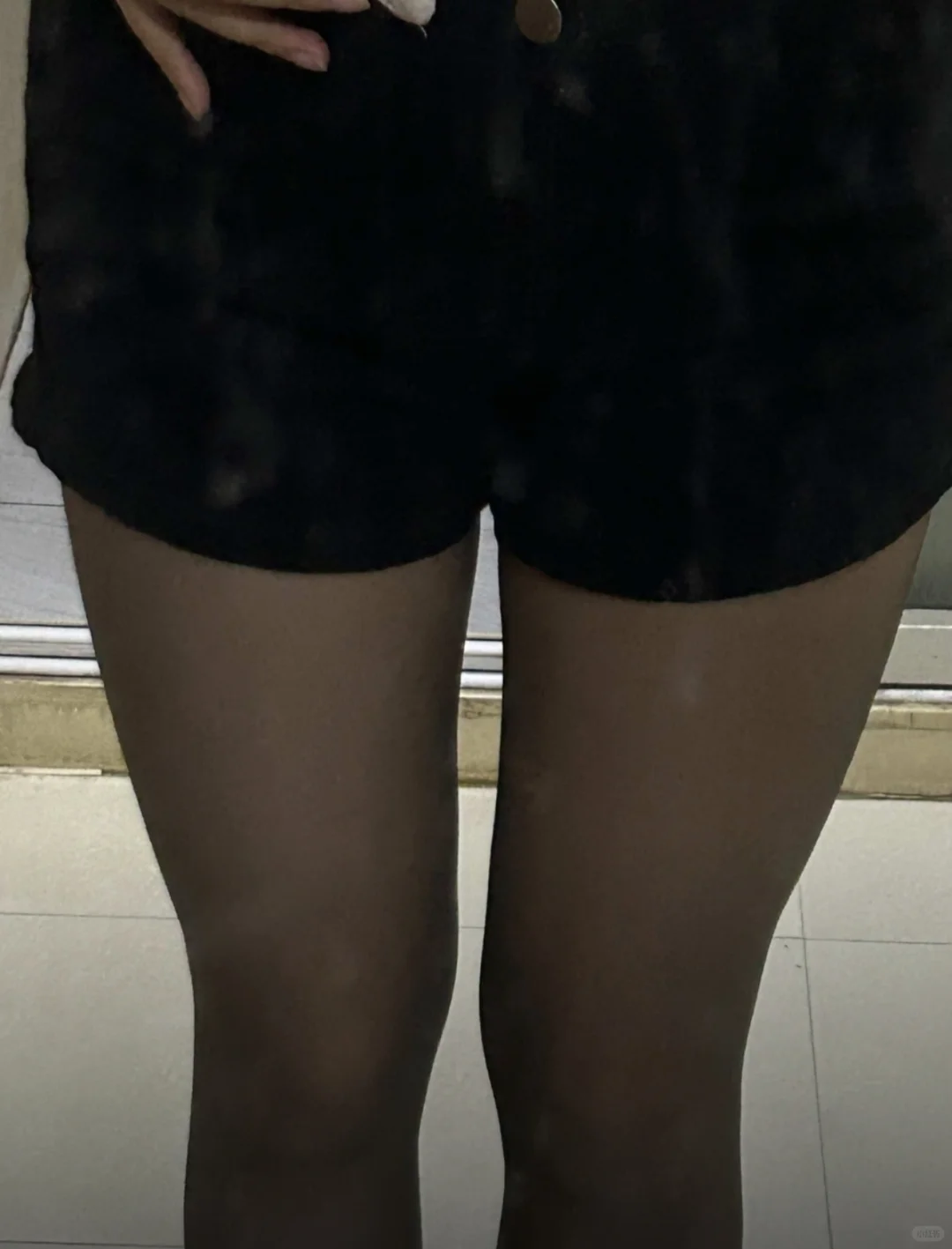 男票说我穿这黑丝出门他有点不放心…👀