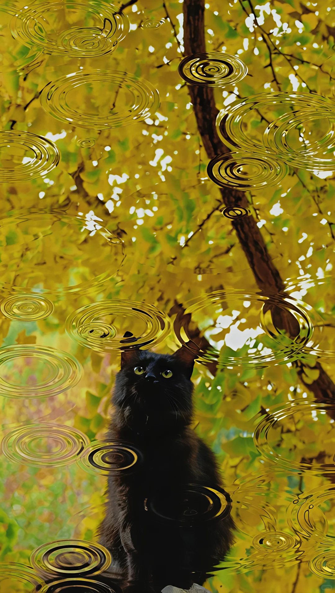 用特效二创了下，非常喜欢的手机壁纸。