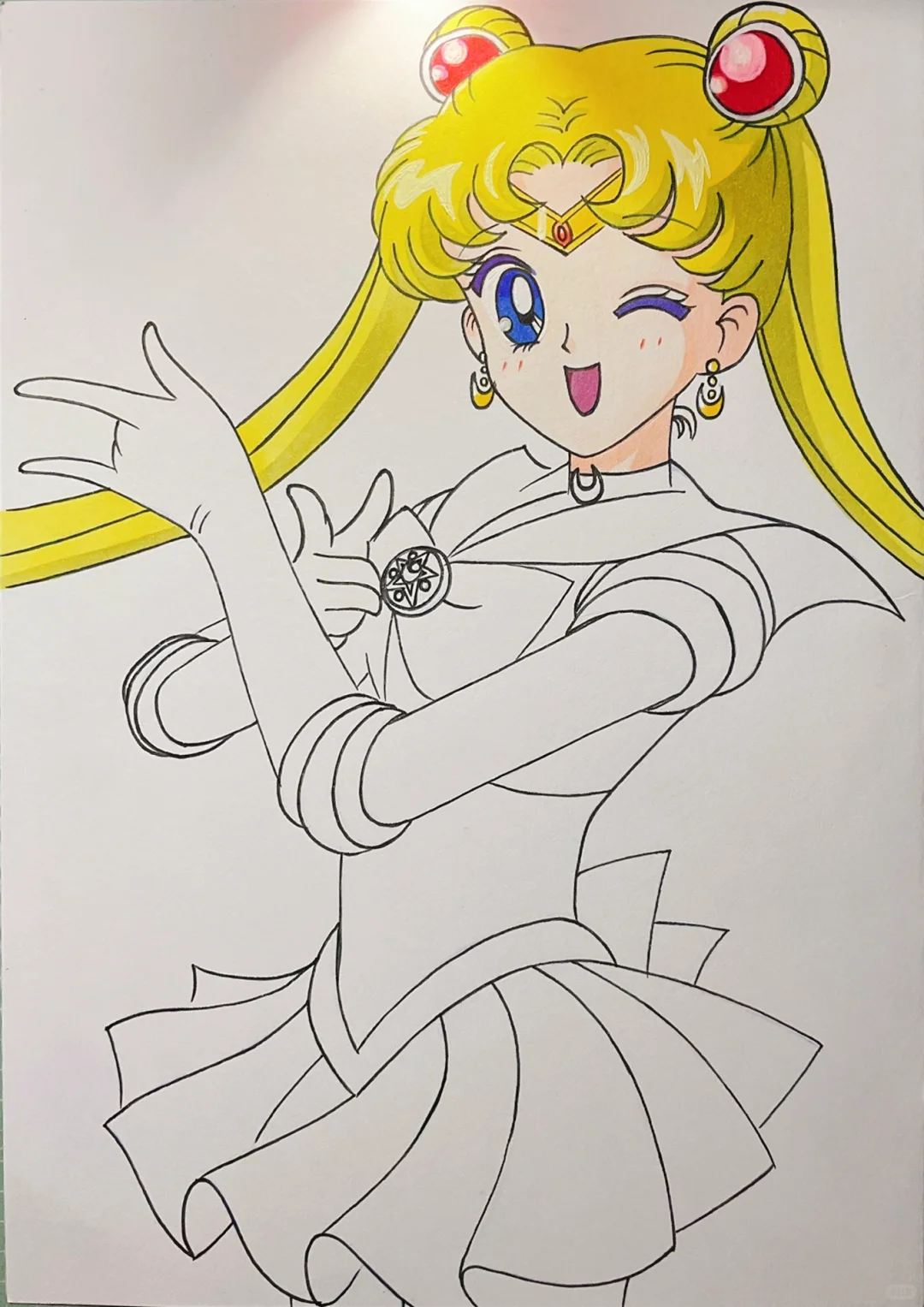 美少女战士 水冰月｜马克笔手绘