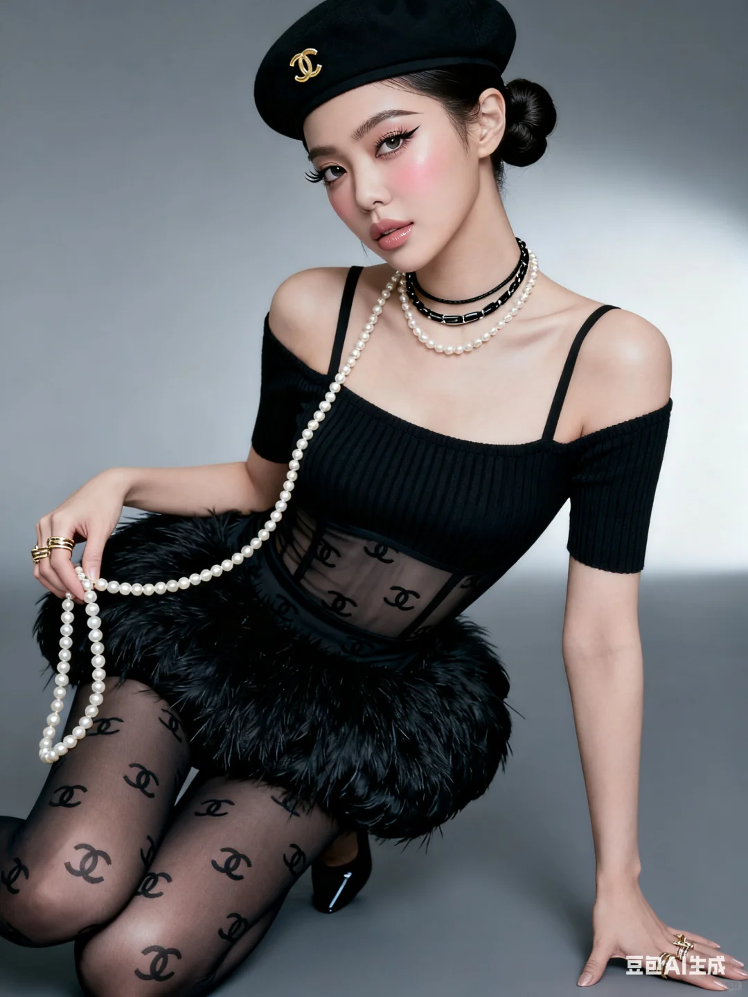 Jennie同款写真(无成本豆包指令)