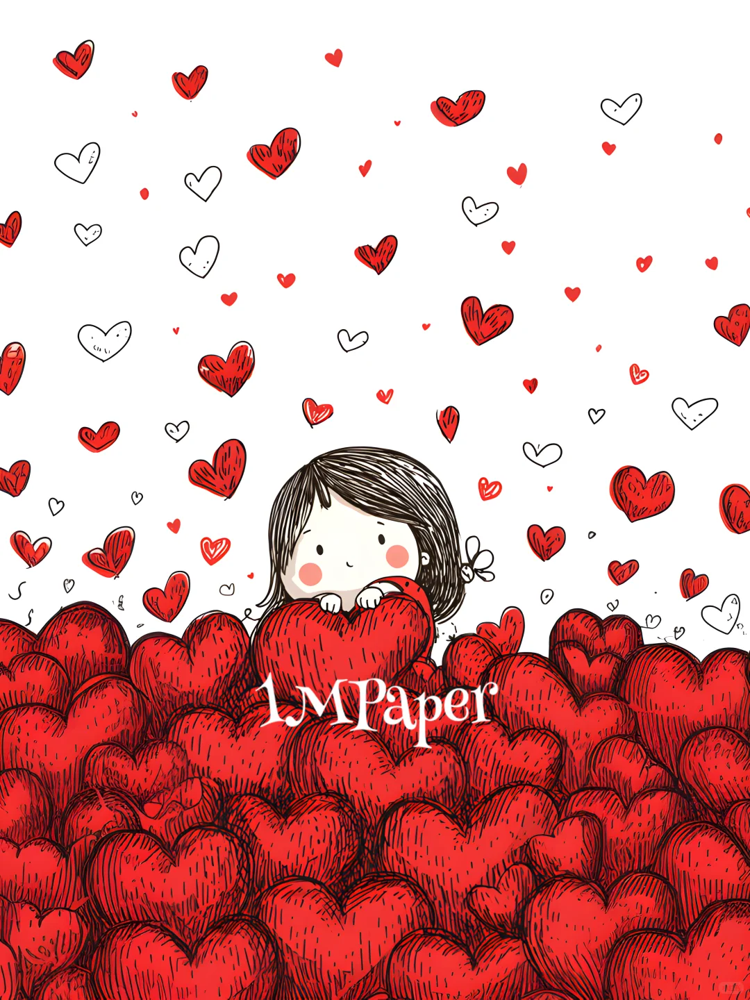 浪漫壁纸 l 红心雨
