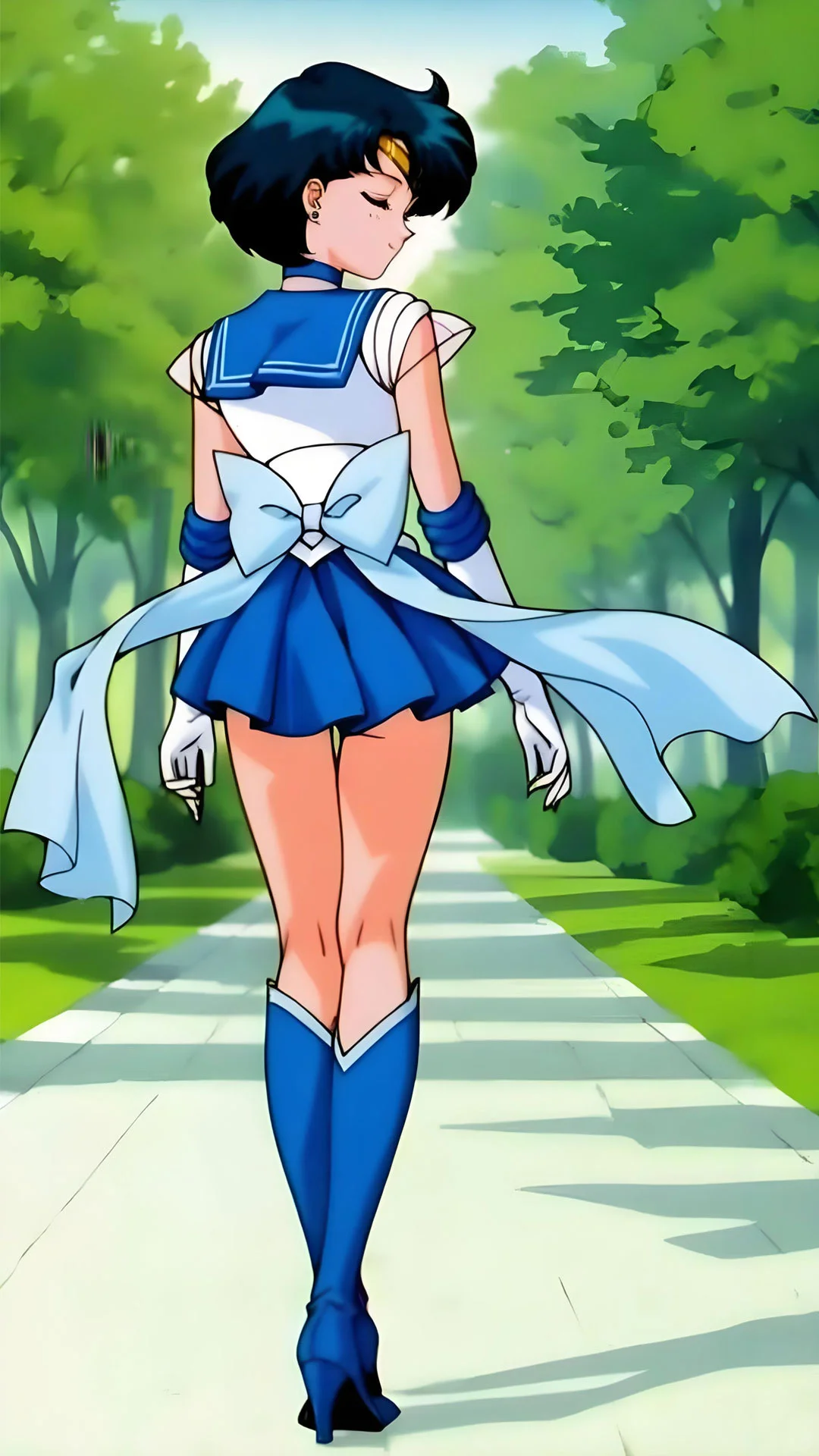 美少女战士丨学霸锦鲤水星逢考必过卡通壁纸