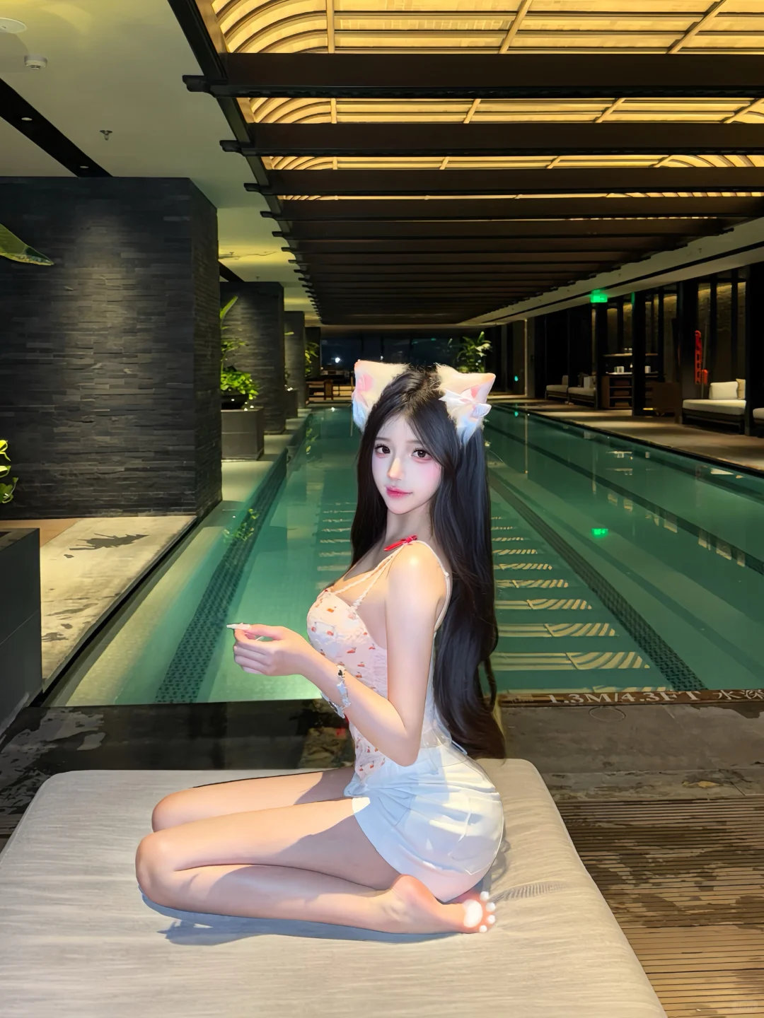 这个泳池也太好拍啦～