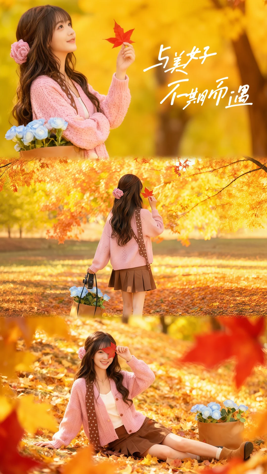 粉棕系秋日甜妹🎀