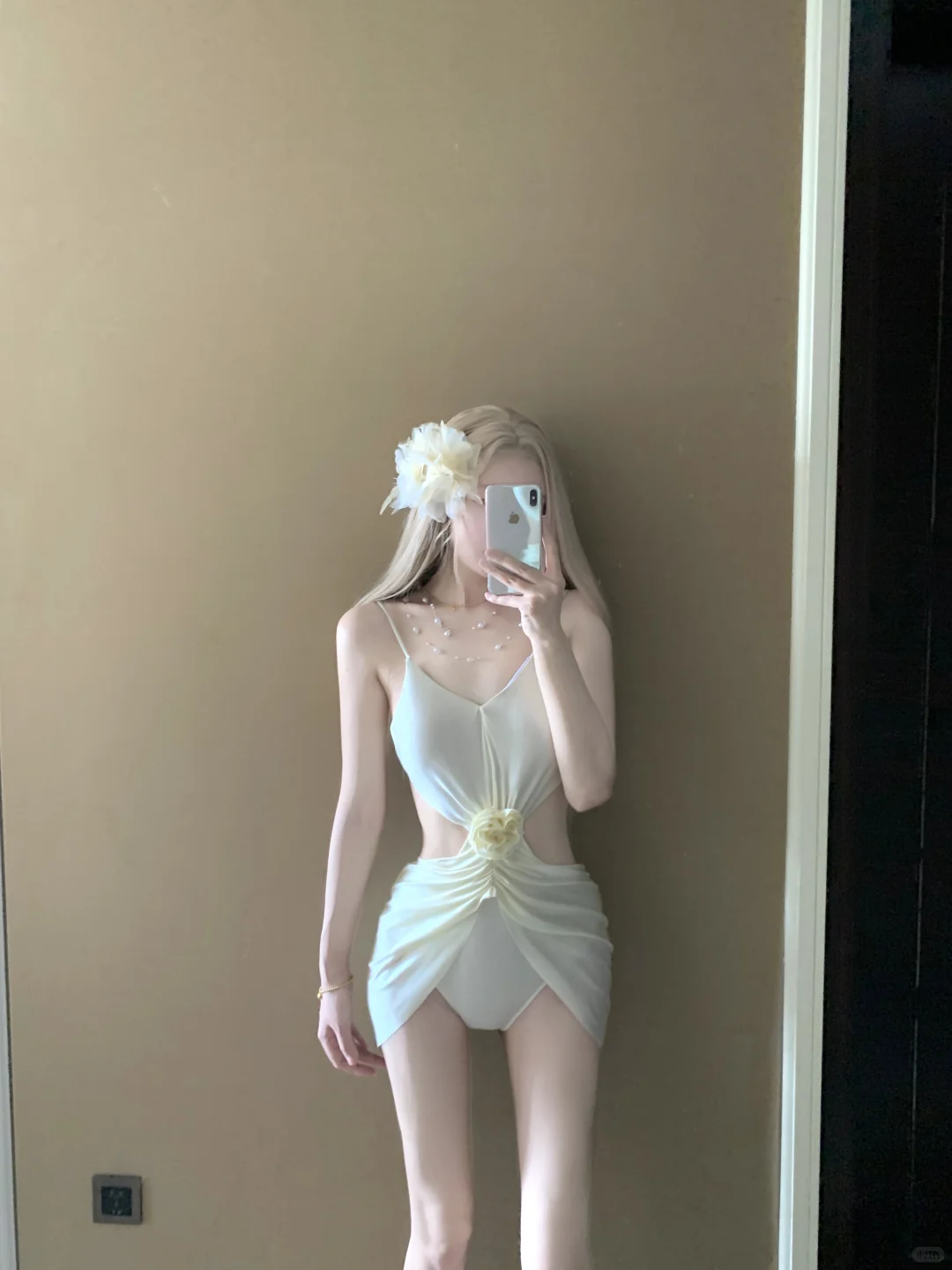 今天的泳衣真的好仙好温柔！