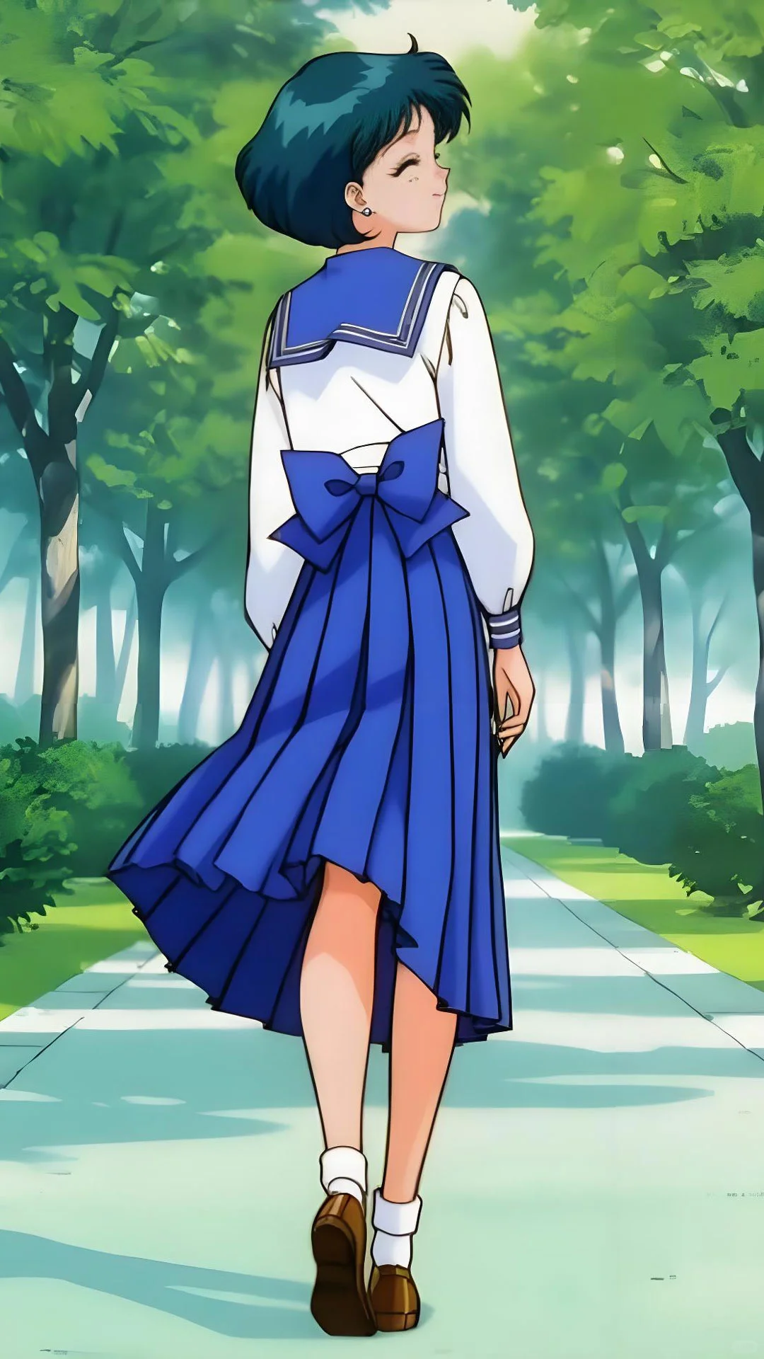 美少女战士丨学霸锦鲤水星逢考必过卡通壁纸