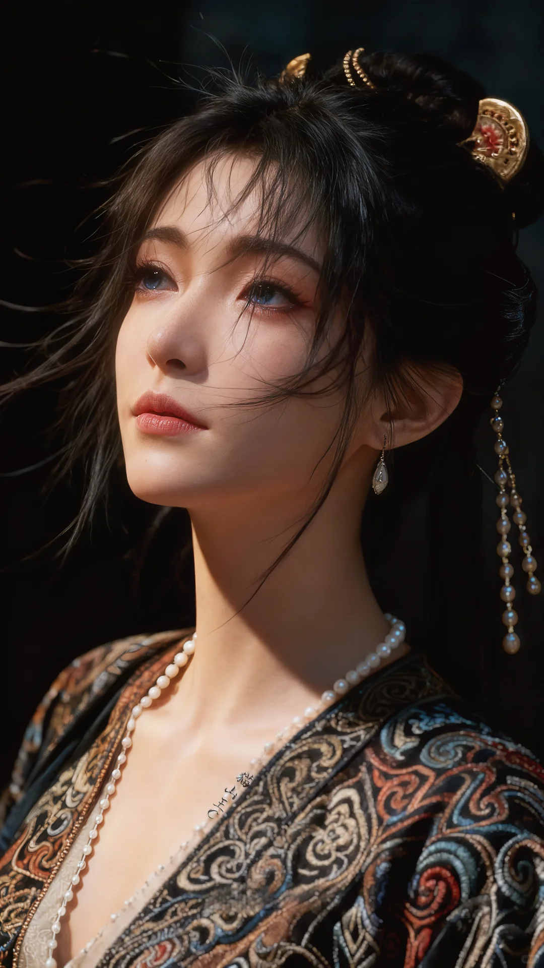 慕沛灵成为侍妾后头发都收上去了