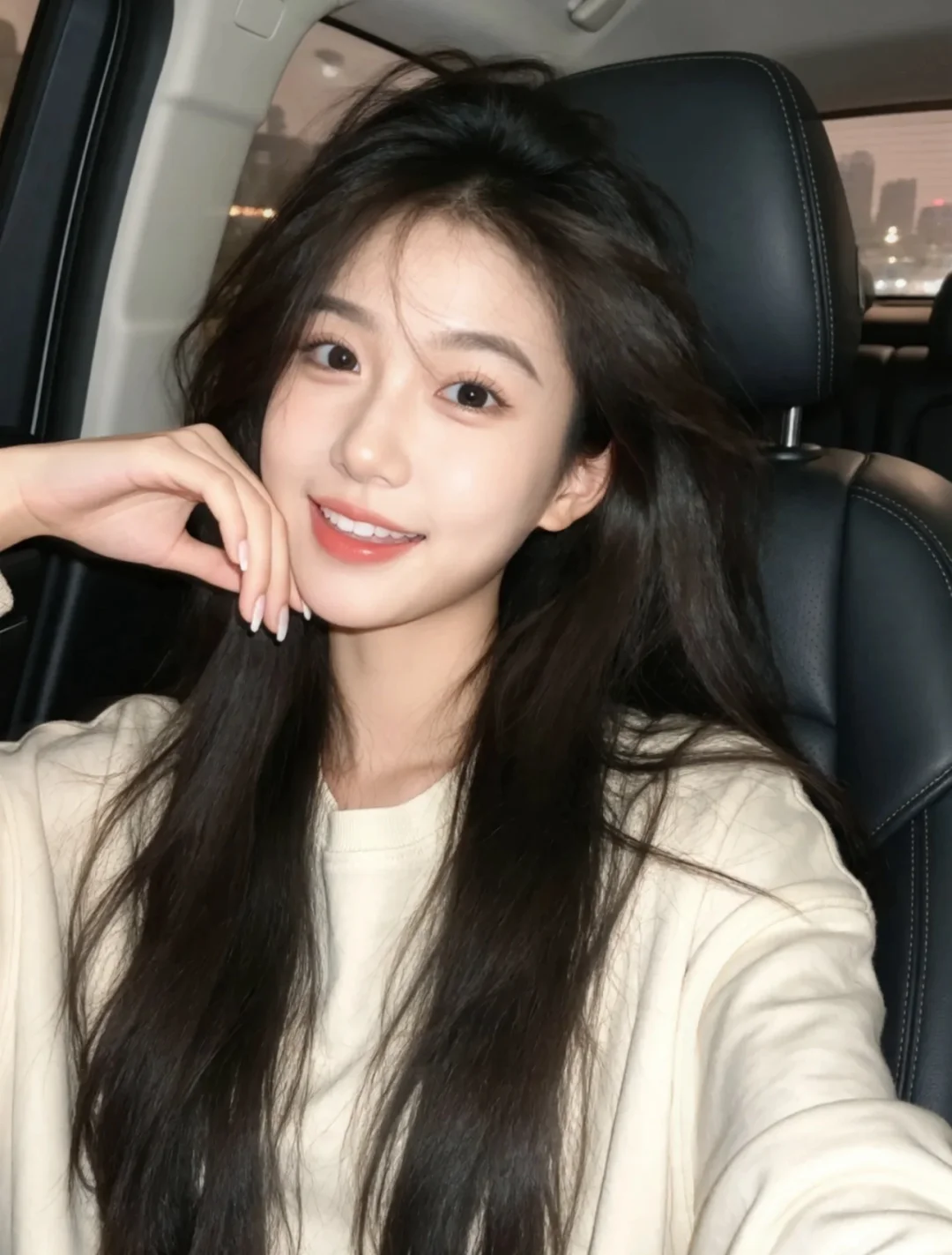 她好像“一闪一闪”的小星星