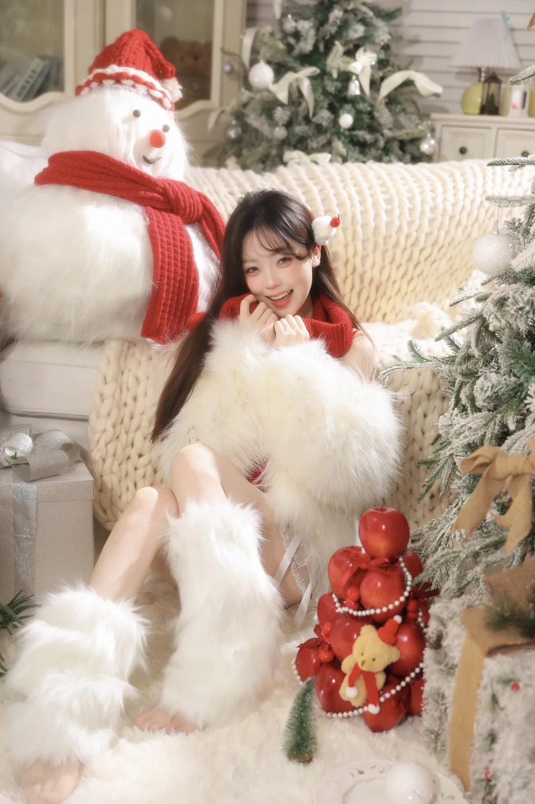 我的那个笨蛋女朋友⛄️跟小雪人一样可爱