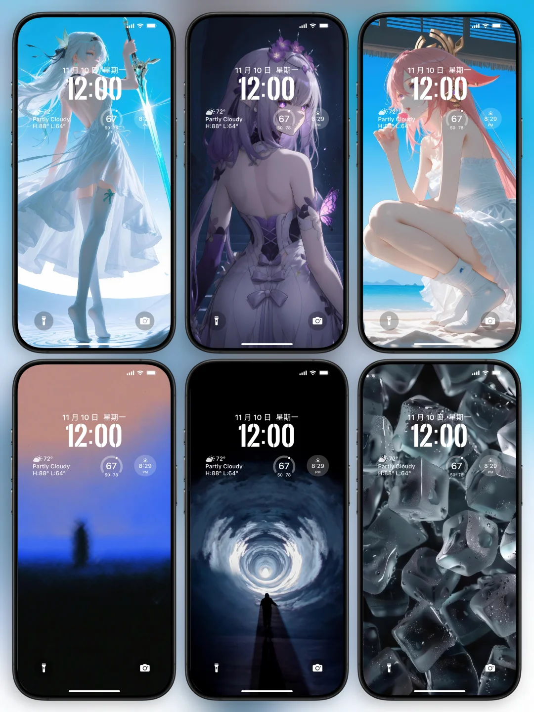 高级感拉满的一组手机锁屏壁纸丨简介拿图