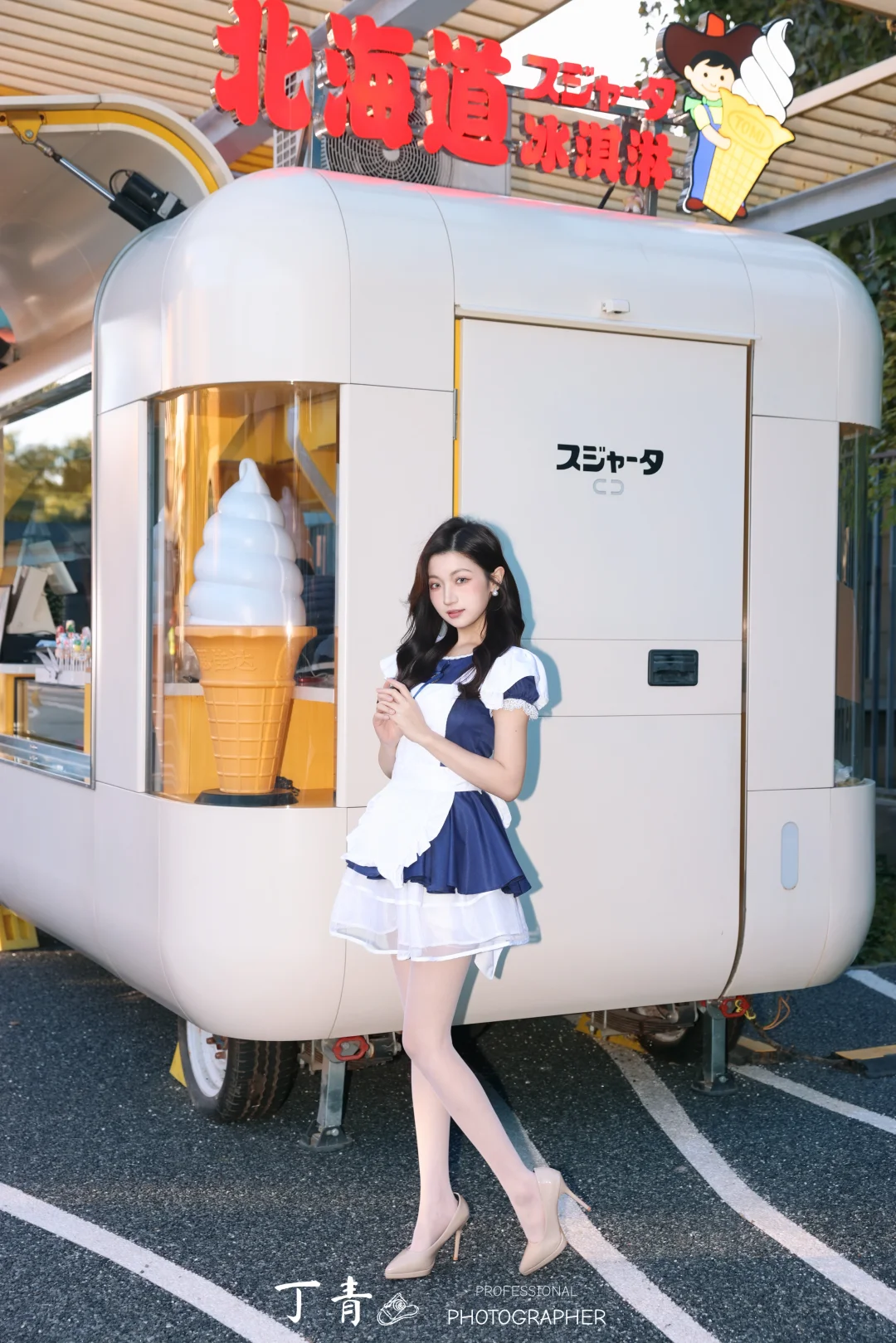 元气满满的可爱女仆拍照姿势📷