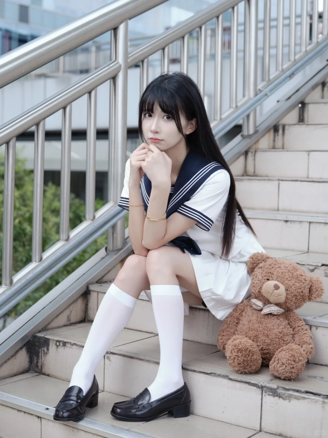 夏末与水手服美少女🧸