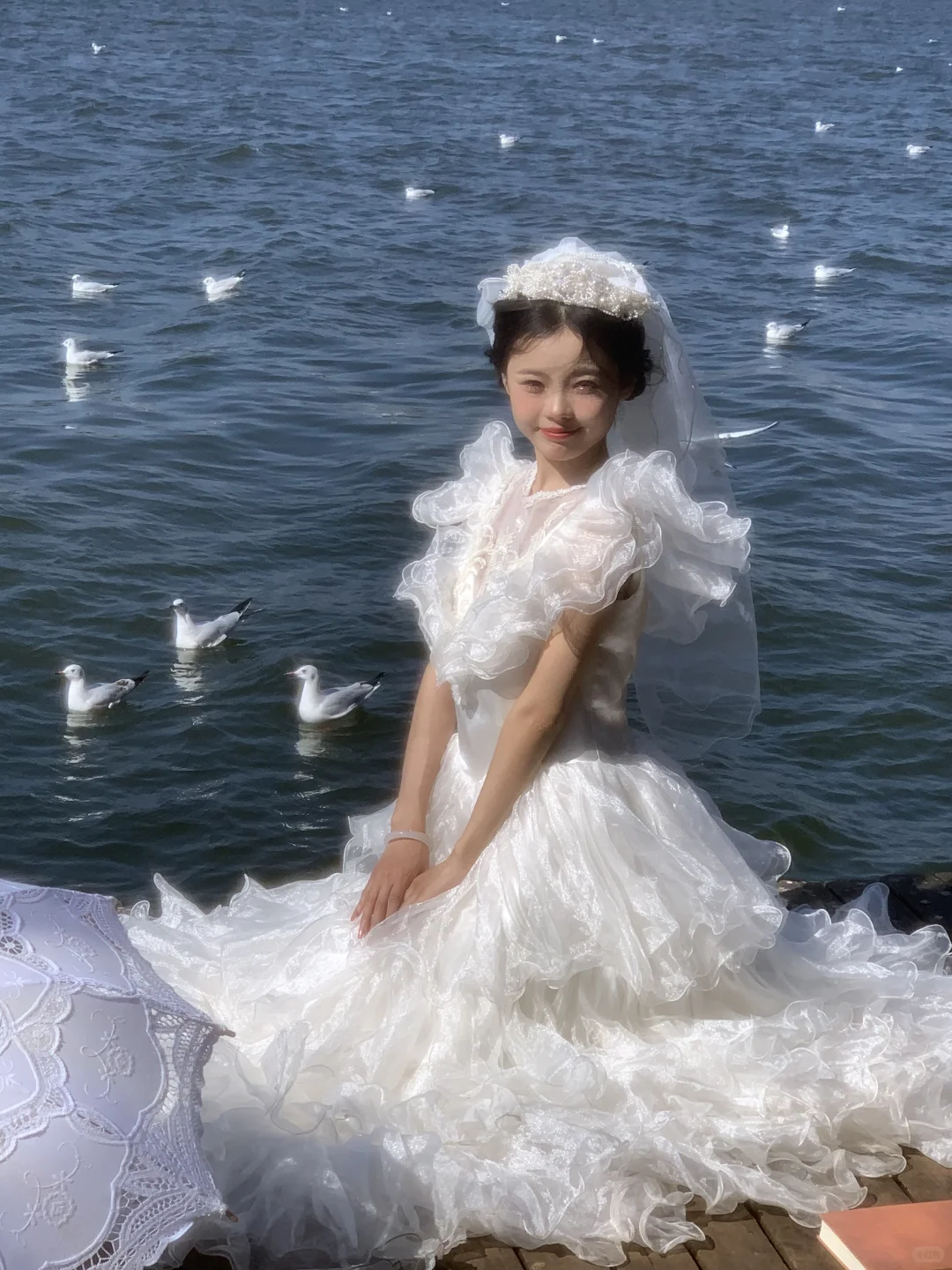 海鸥与婚纱共舞🕊️昆明约拍 昆明海鸥写真