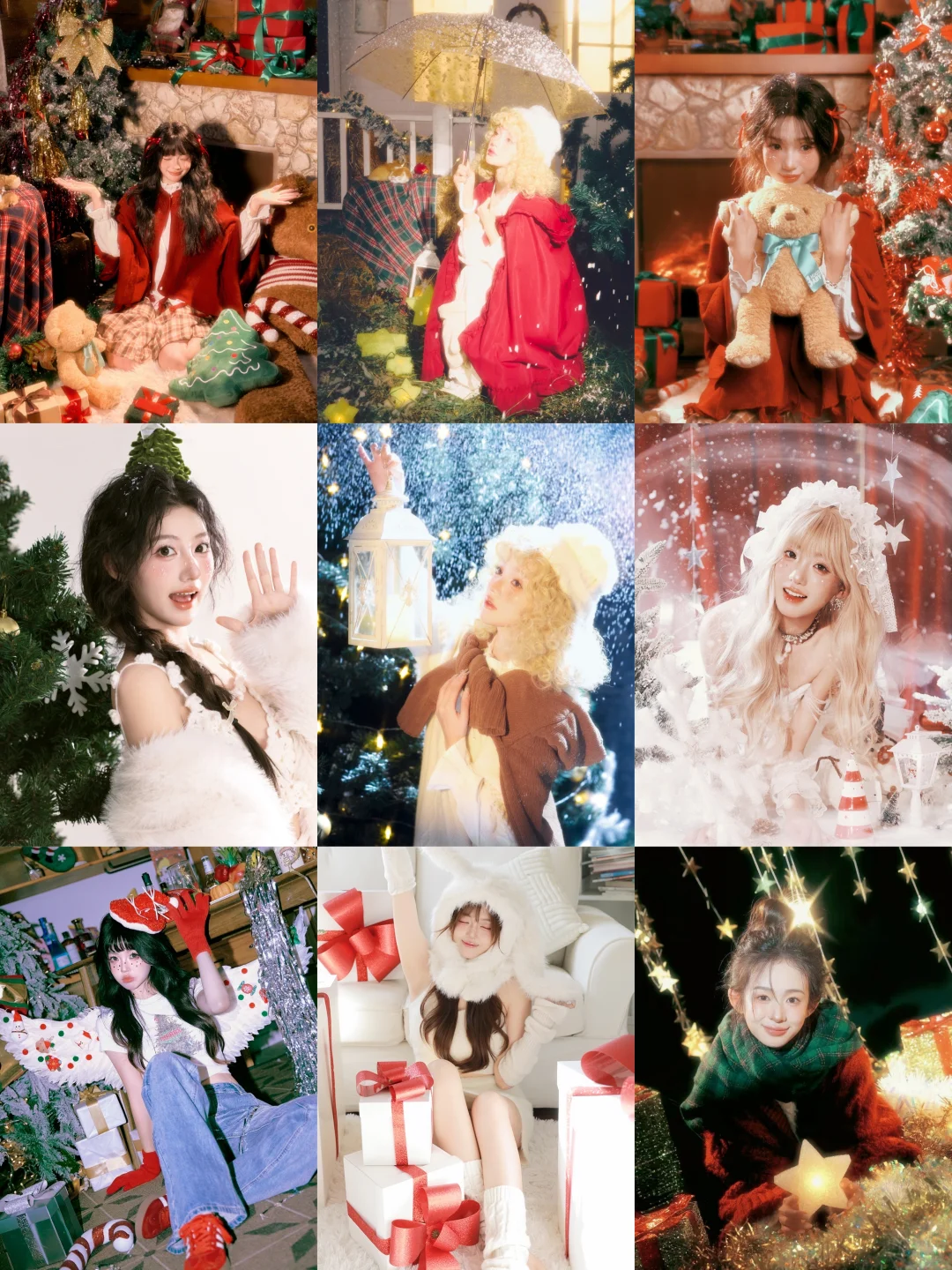 救命❗️今年圣诞写真卷出9⃣️种风格✨青岛约拍