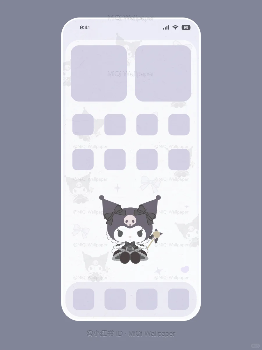 235｜可爱又迷人的酷洛米｜手机壁纸