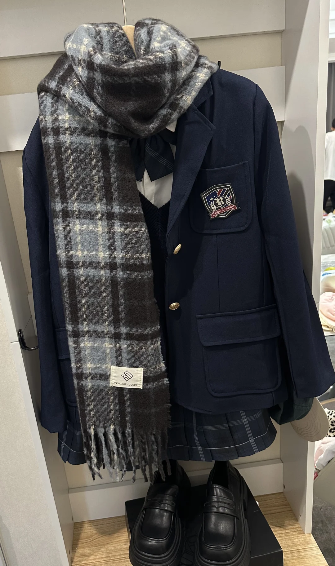 搭jk超好看的围巾就是它啦🧣