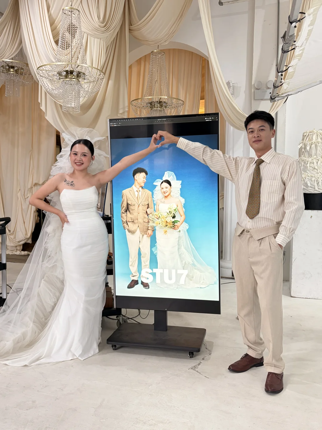 搞笑女的婚照花絮🤣真的好欢乐！！