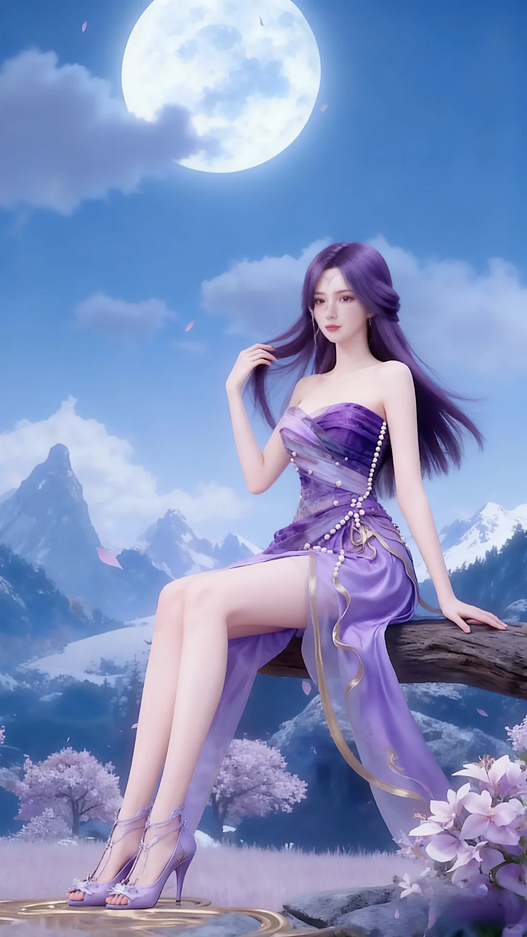 国漫女神穿上现代装安妙依