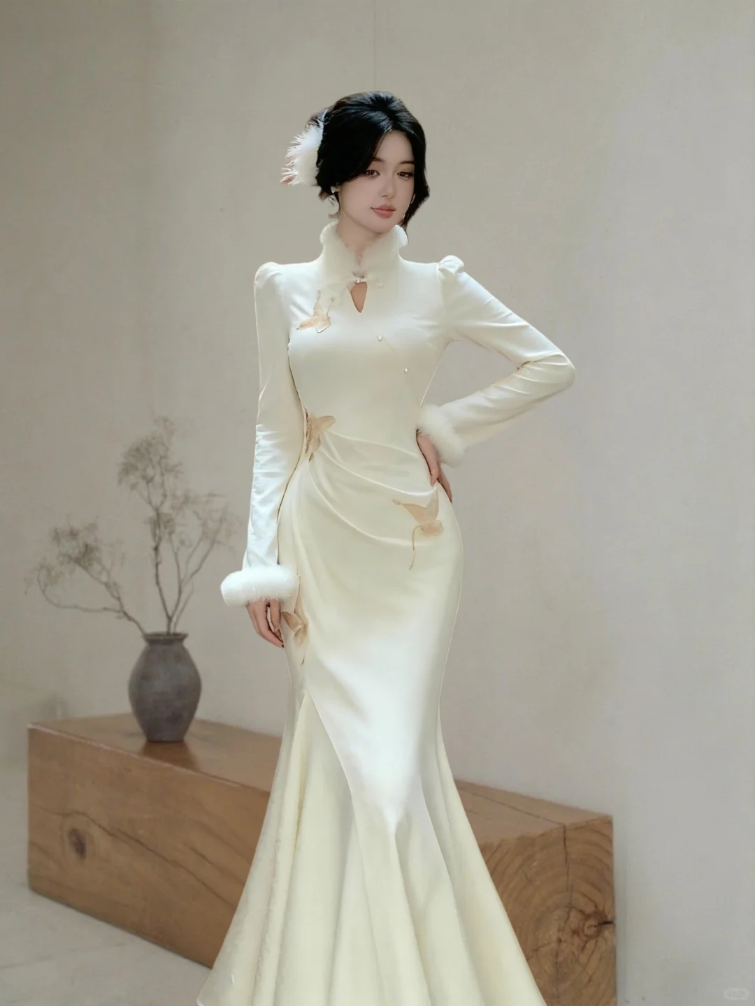 😭终于有姐妹夸这件旗袍了~