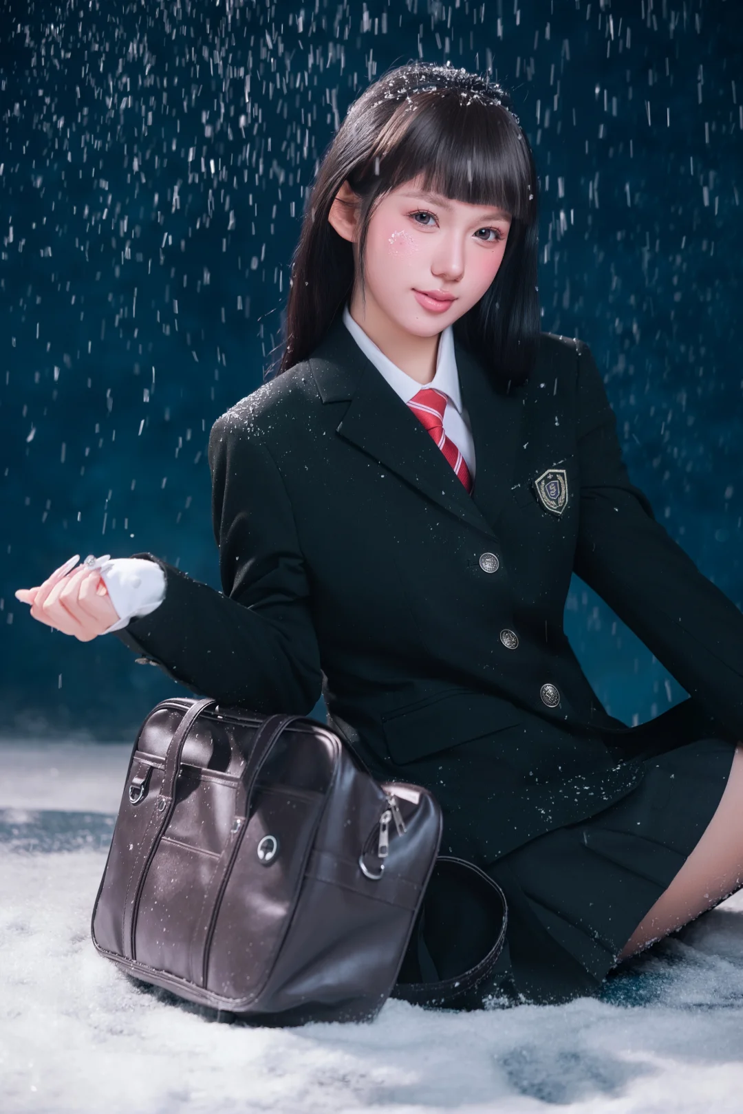 ❄️雪天与制服更配～