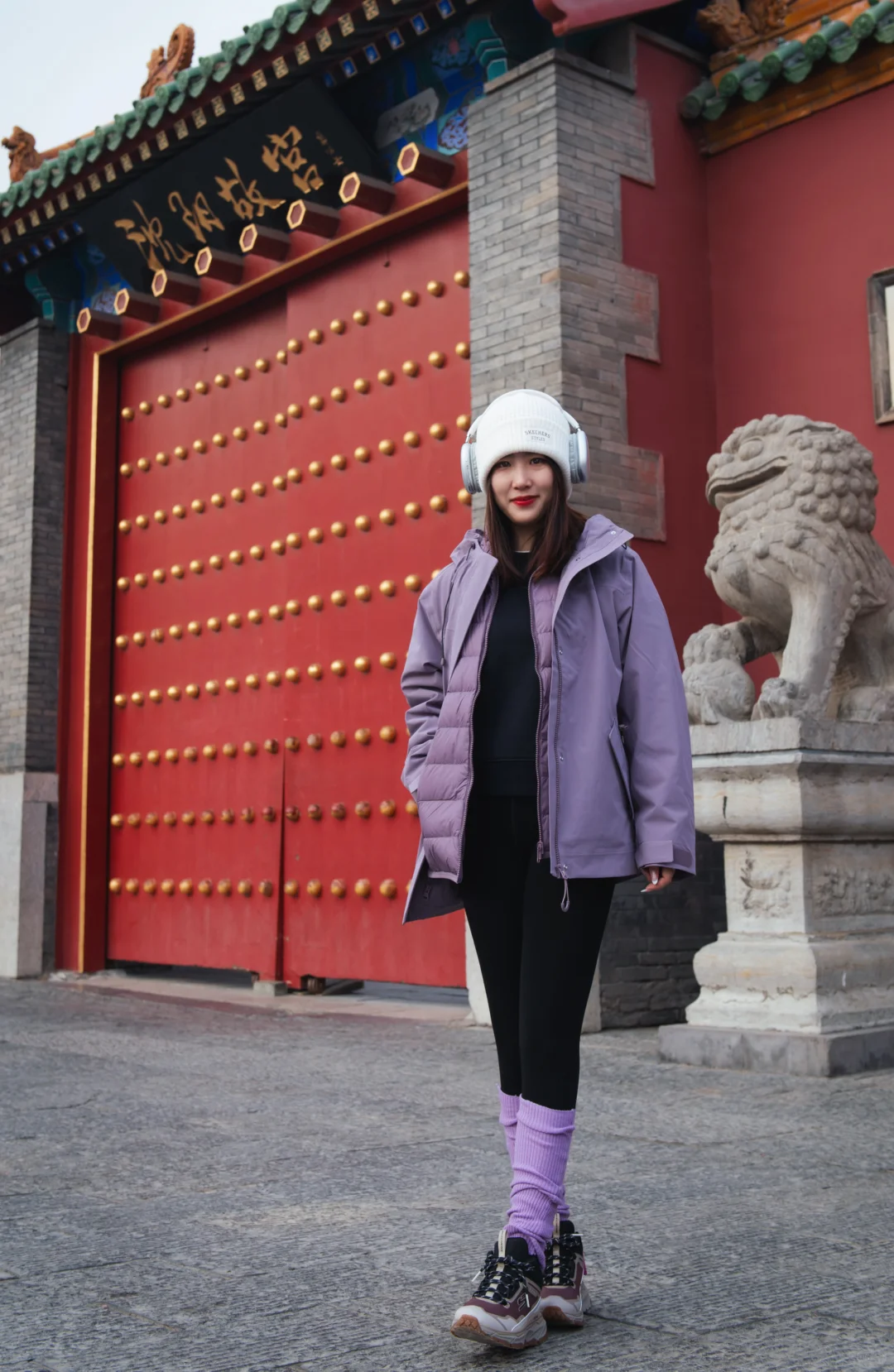 客串斯凯奇野生模特💜滴！沈阳故宫出片