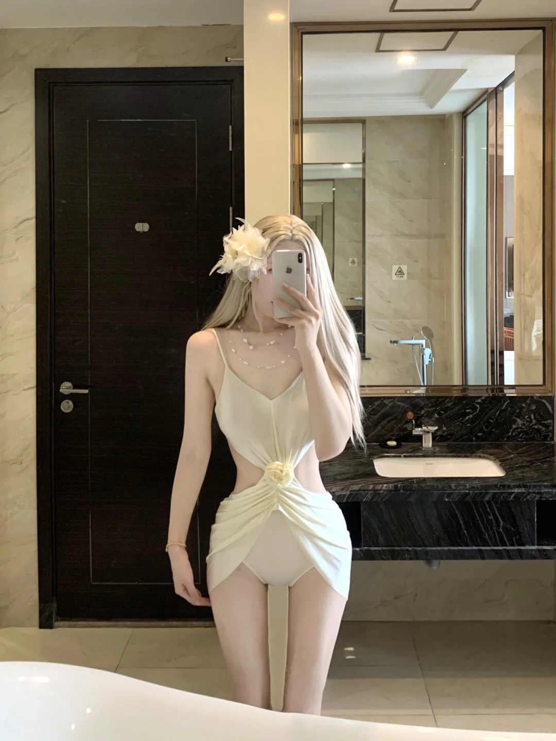 今天的泳衣真的好仙好温柔！