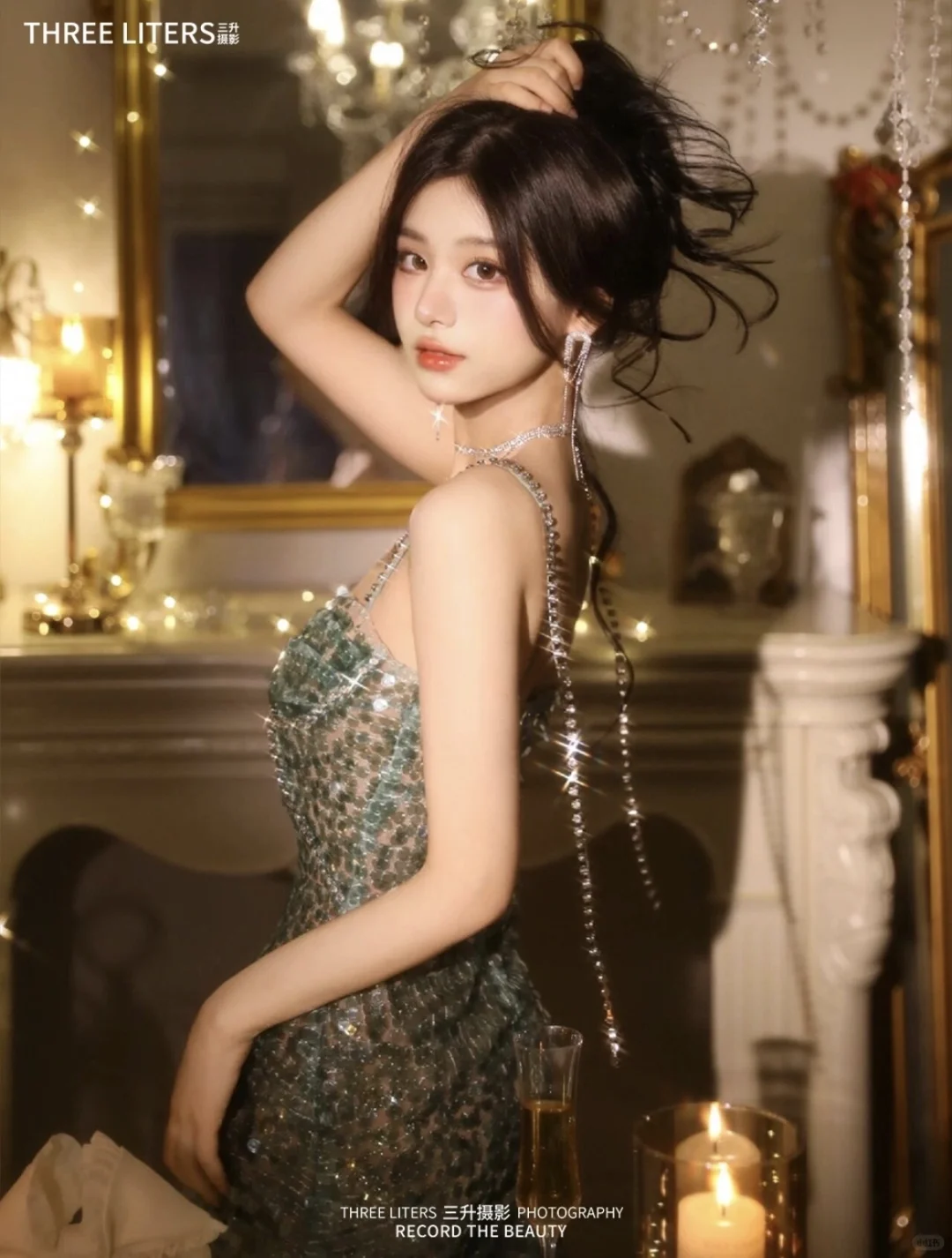 财阀千金的生日照🥂秒变氛围感女明星