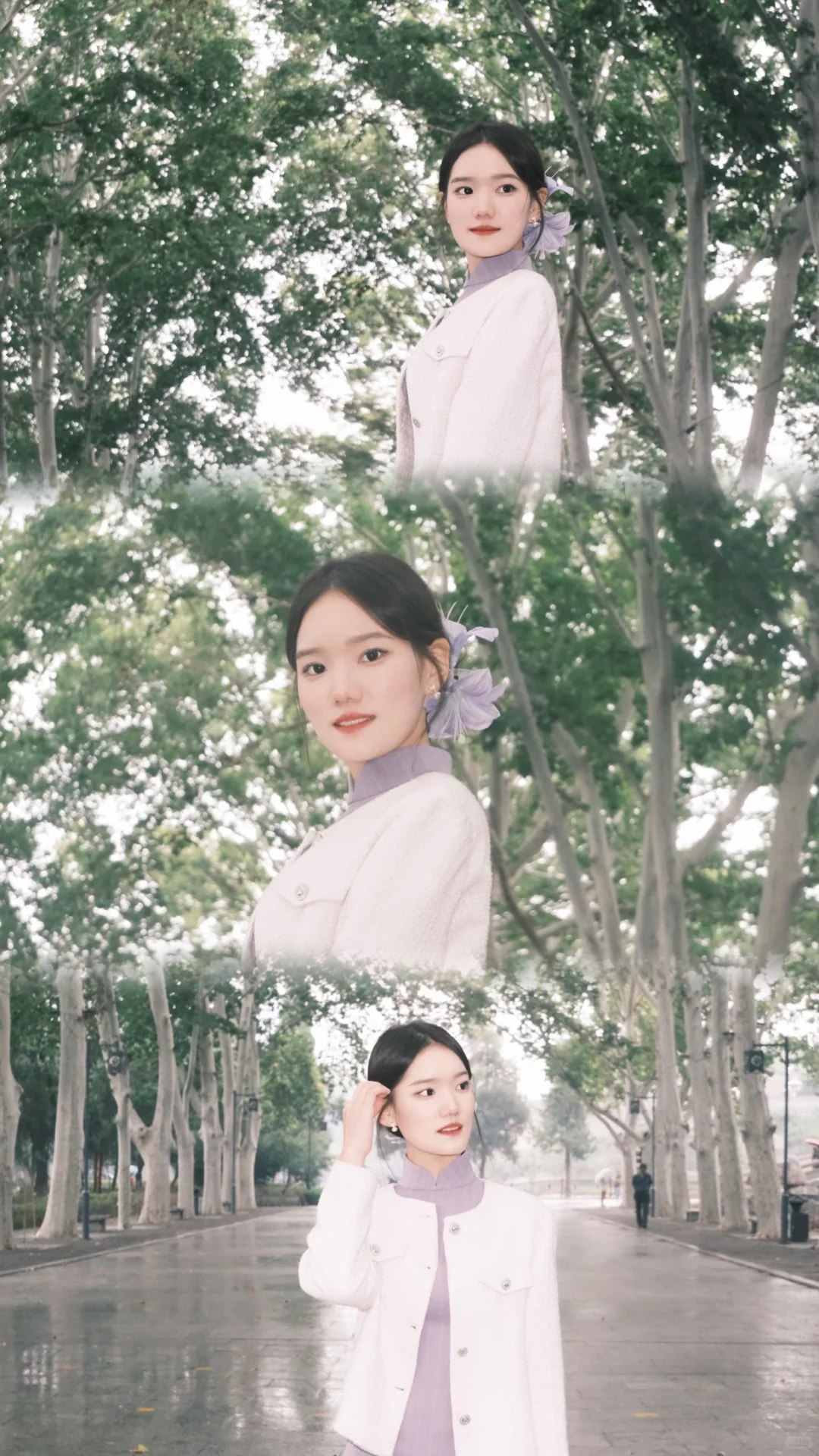 邯郸富士陪拍｜紫色旗袍💜