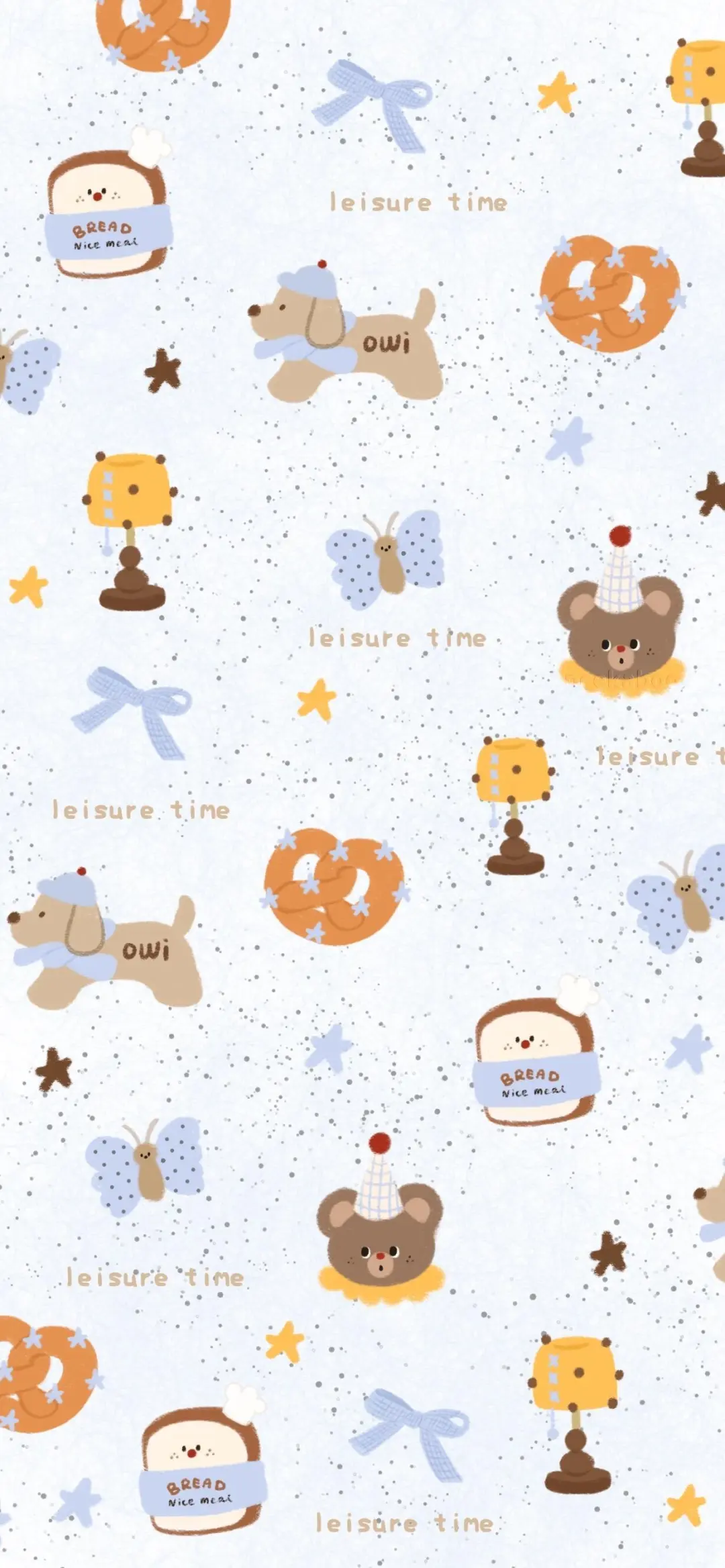 share | 超可爱的满屏复古聊天壁纸！