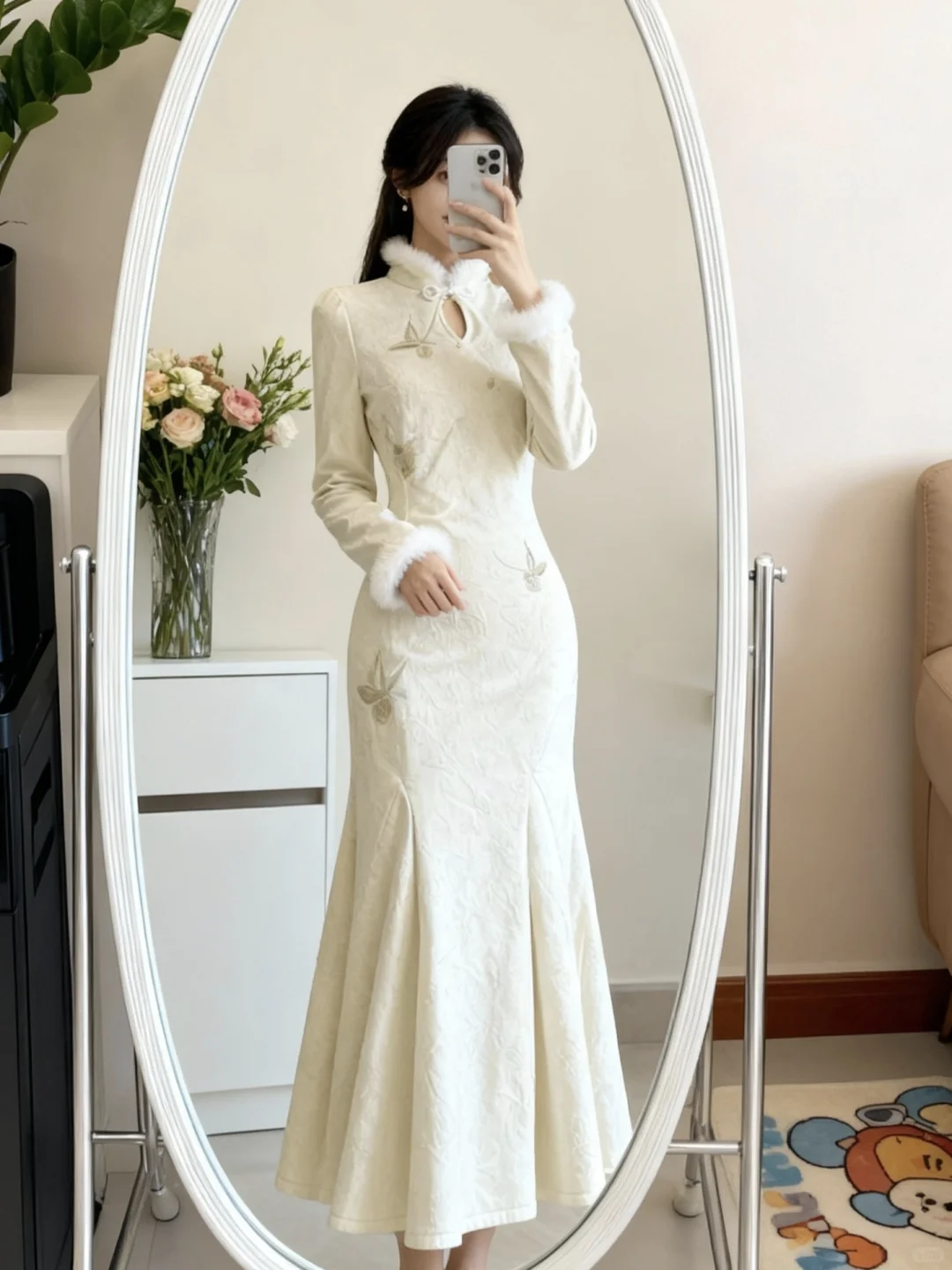 啊~~这款旗袍要爆了😭