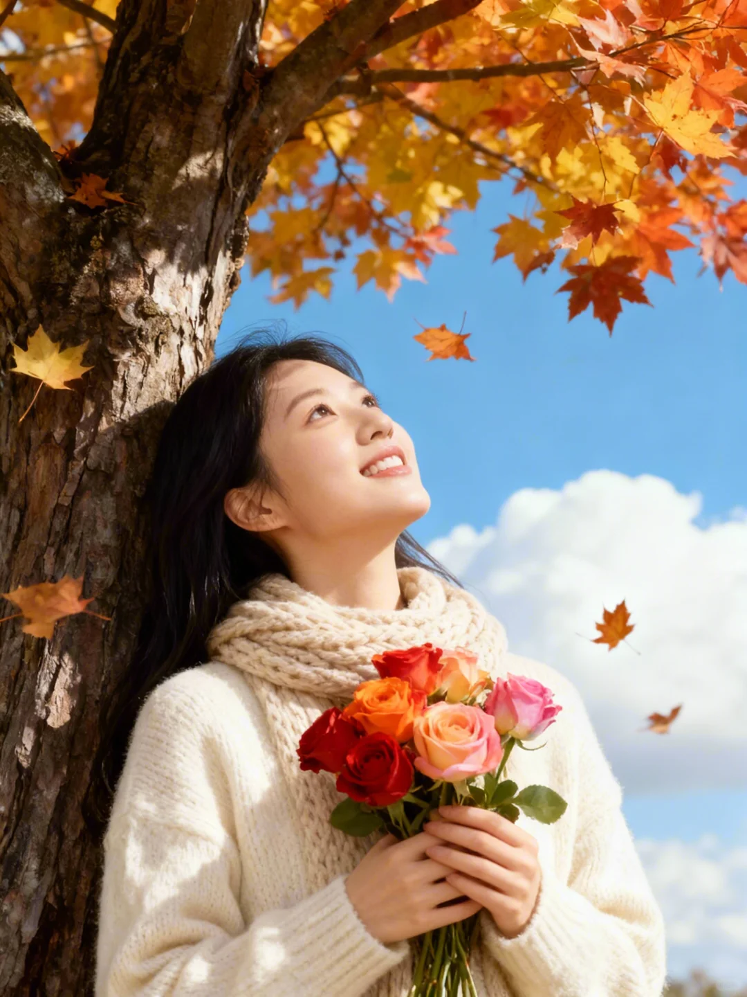 谁懂啊！用 AI 拍秋日写真(含指令欢迎返图)