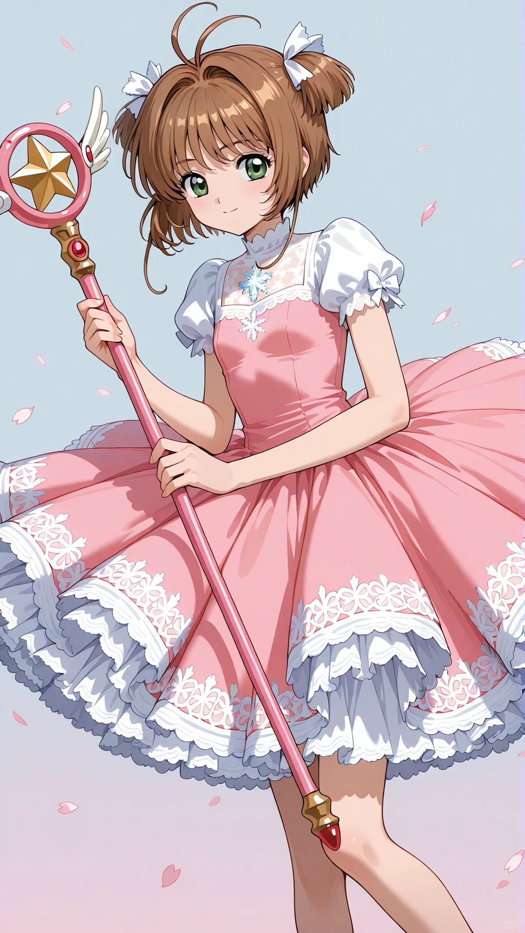 百变小樱蕾丝裙