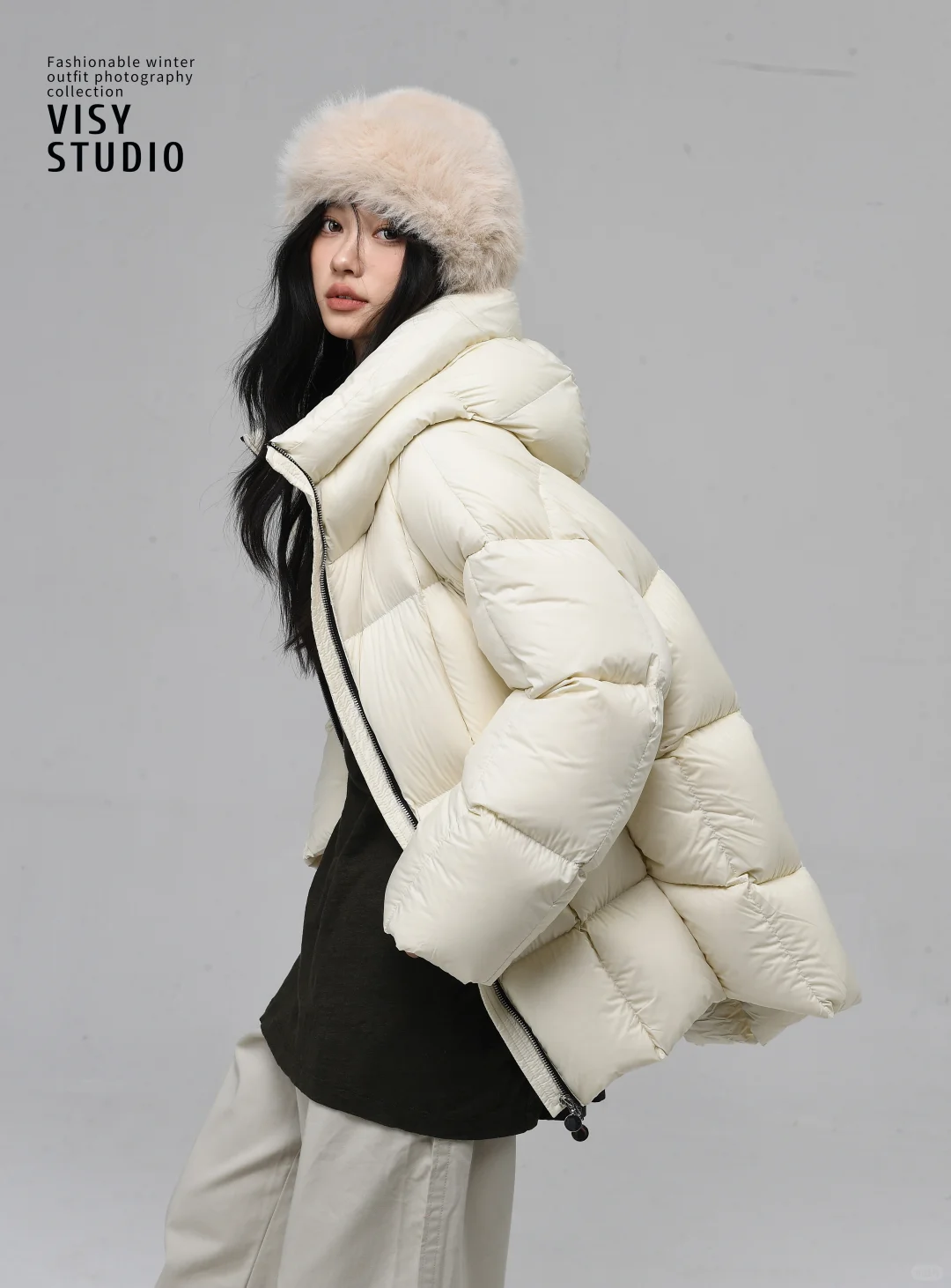 羽绒服大片｜模特这么拍更带感